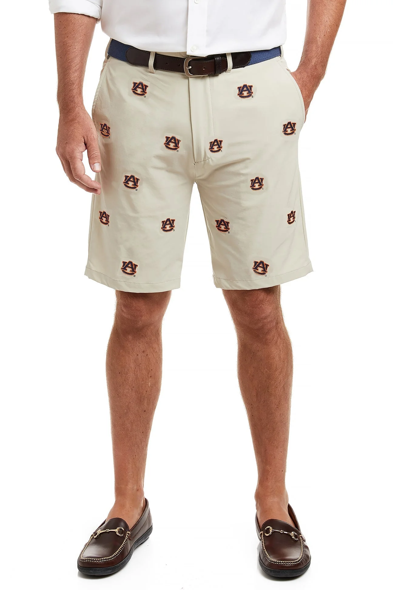Collegiate ACKformance Short Khaki with Auburn University - Image 6