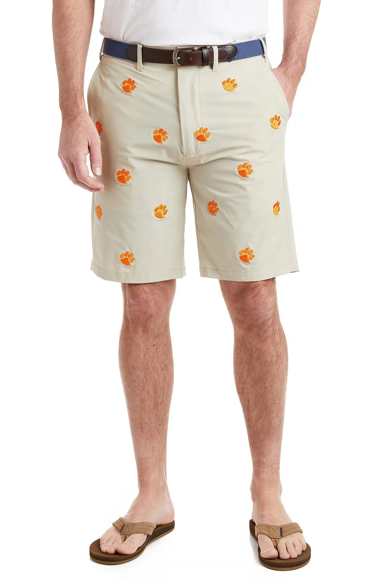 Collegiate ACKformance Short Khaki with Clemson - Image 3