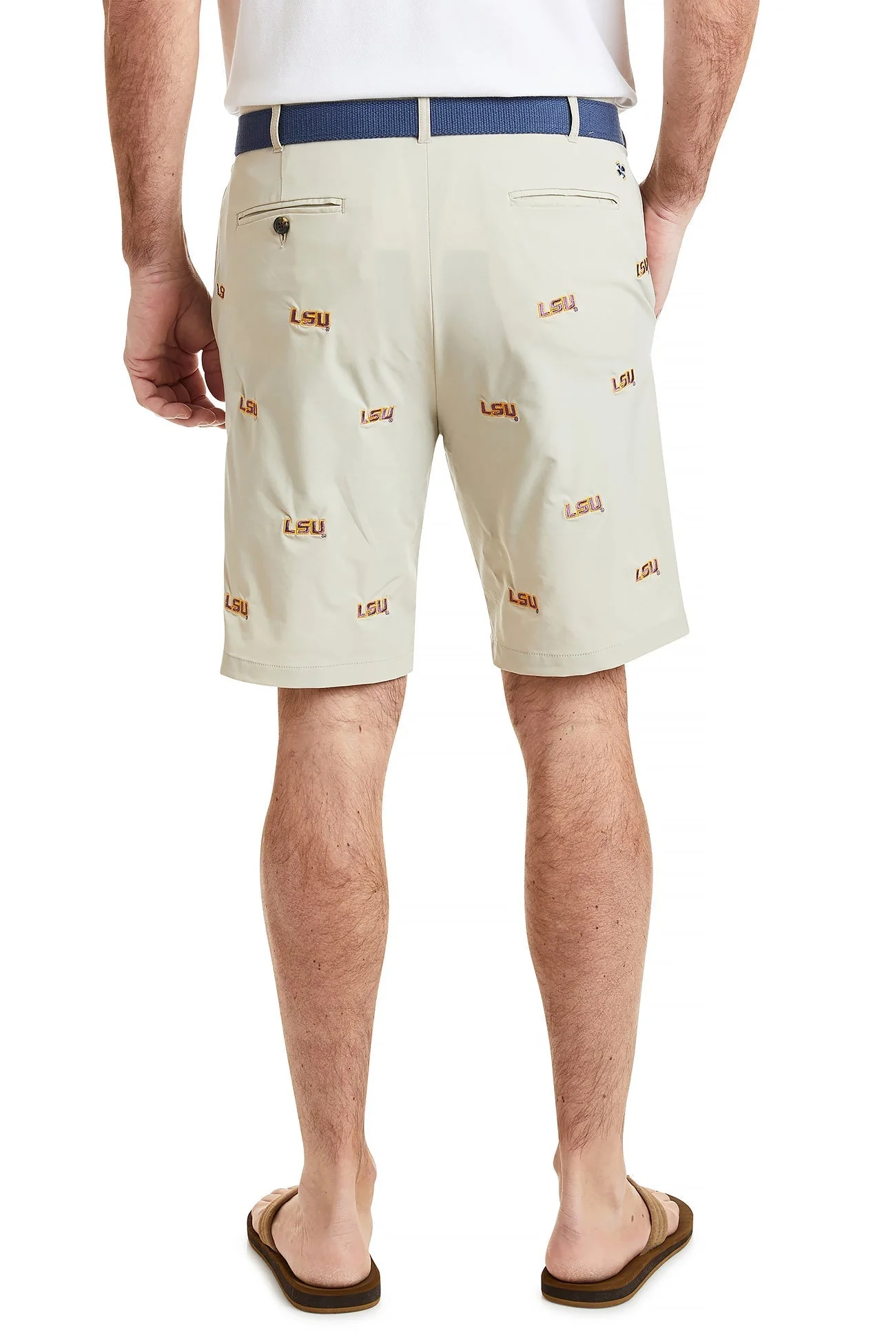 Collegiate ACKformance Short Khaki with LSU - Image 4