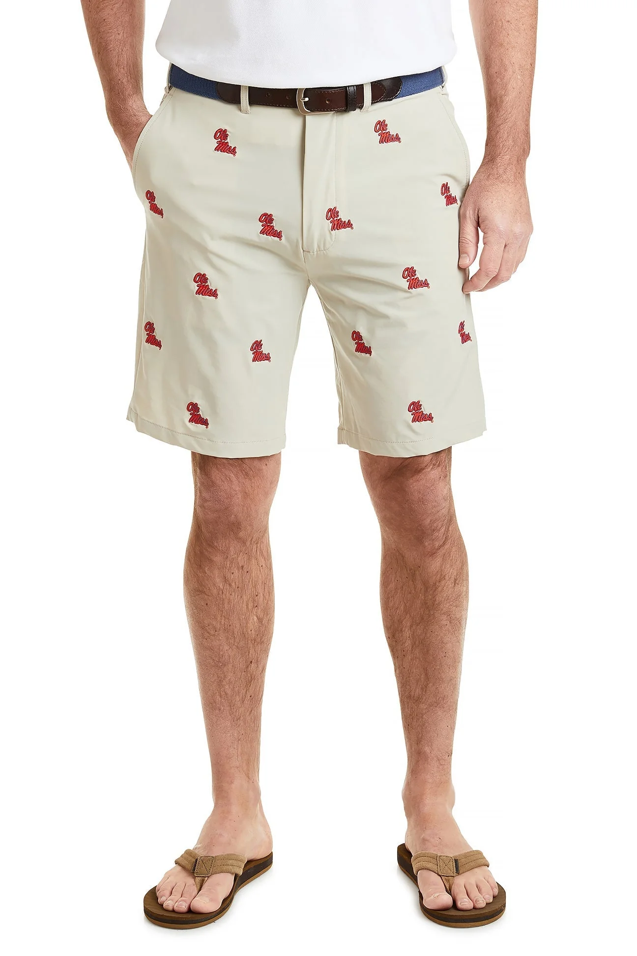 Collegiate ACKformance Short Khaki with Ole Miss - Image 3