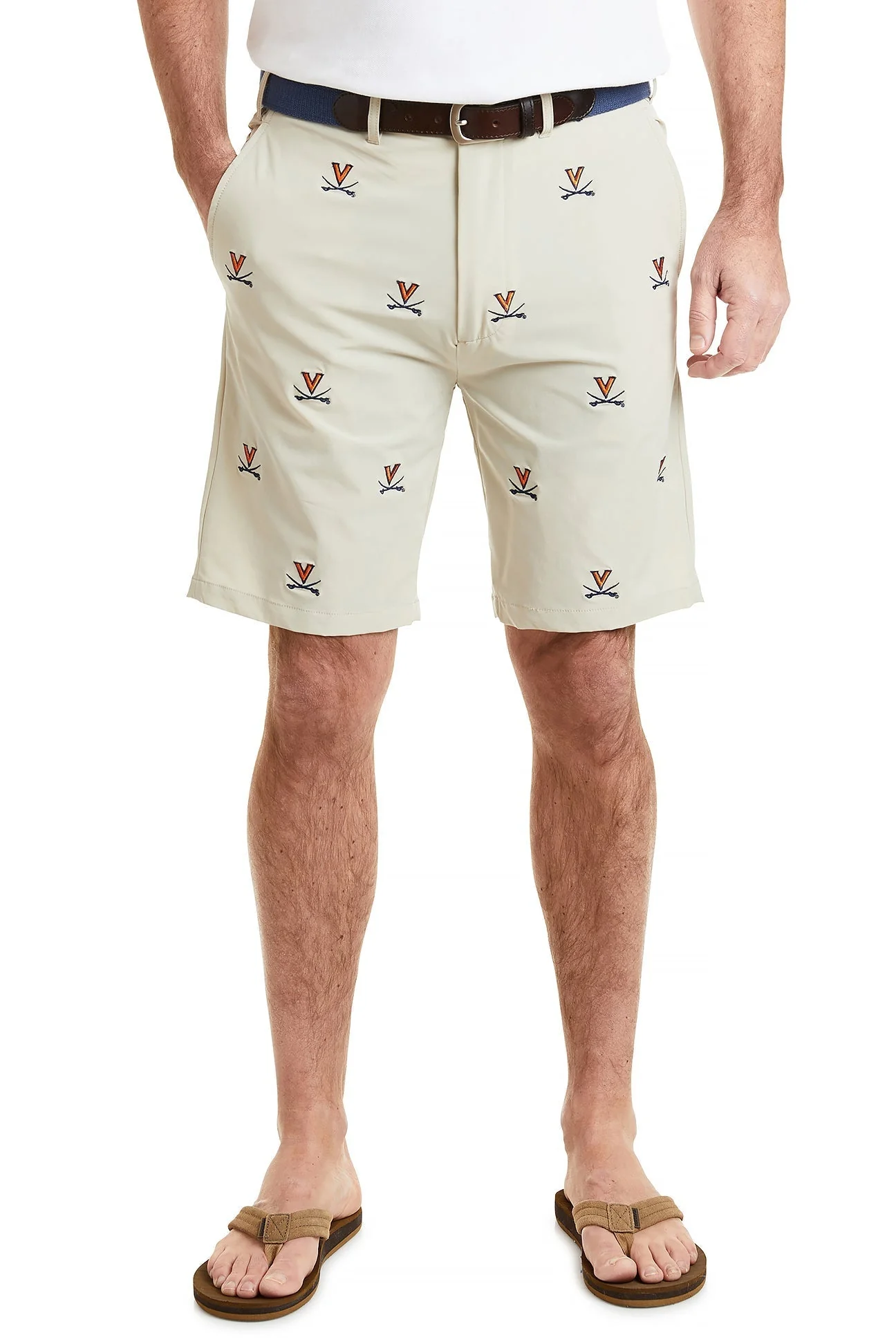 Collegiate ACKformance Short Khaki with UVA - Image 3