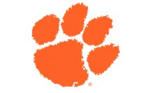 Collegiate Stretch Twill Pant Khaki with Clemson - Image 4