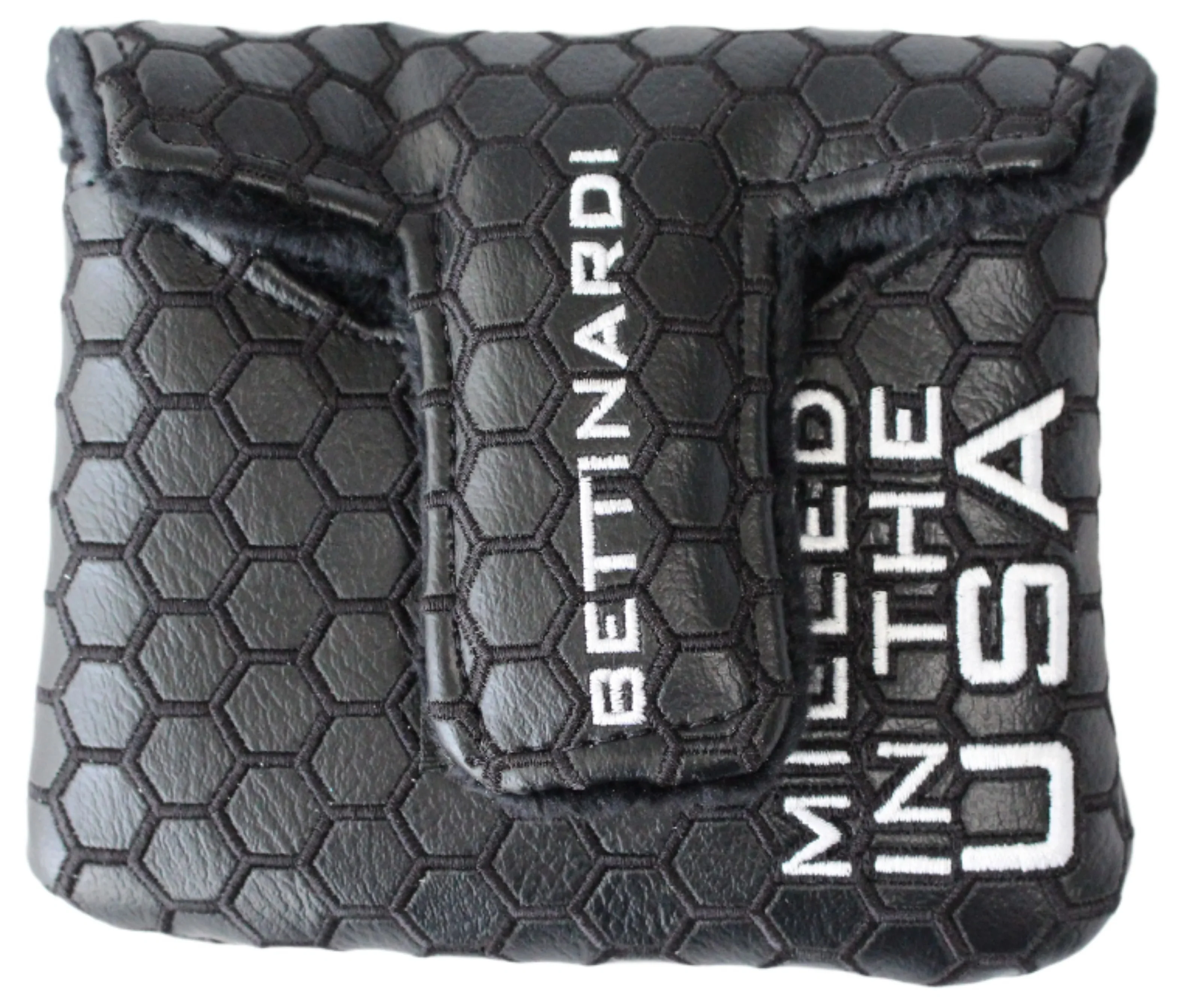 Bettinardi - 2022 Jumbo Hex B Specialty Run Mid-Sqaure Mallet Putter Headcover Black/White - Image 2