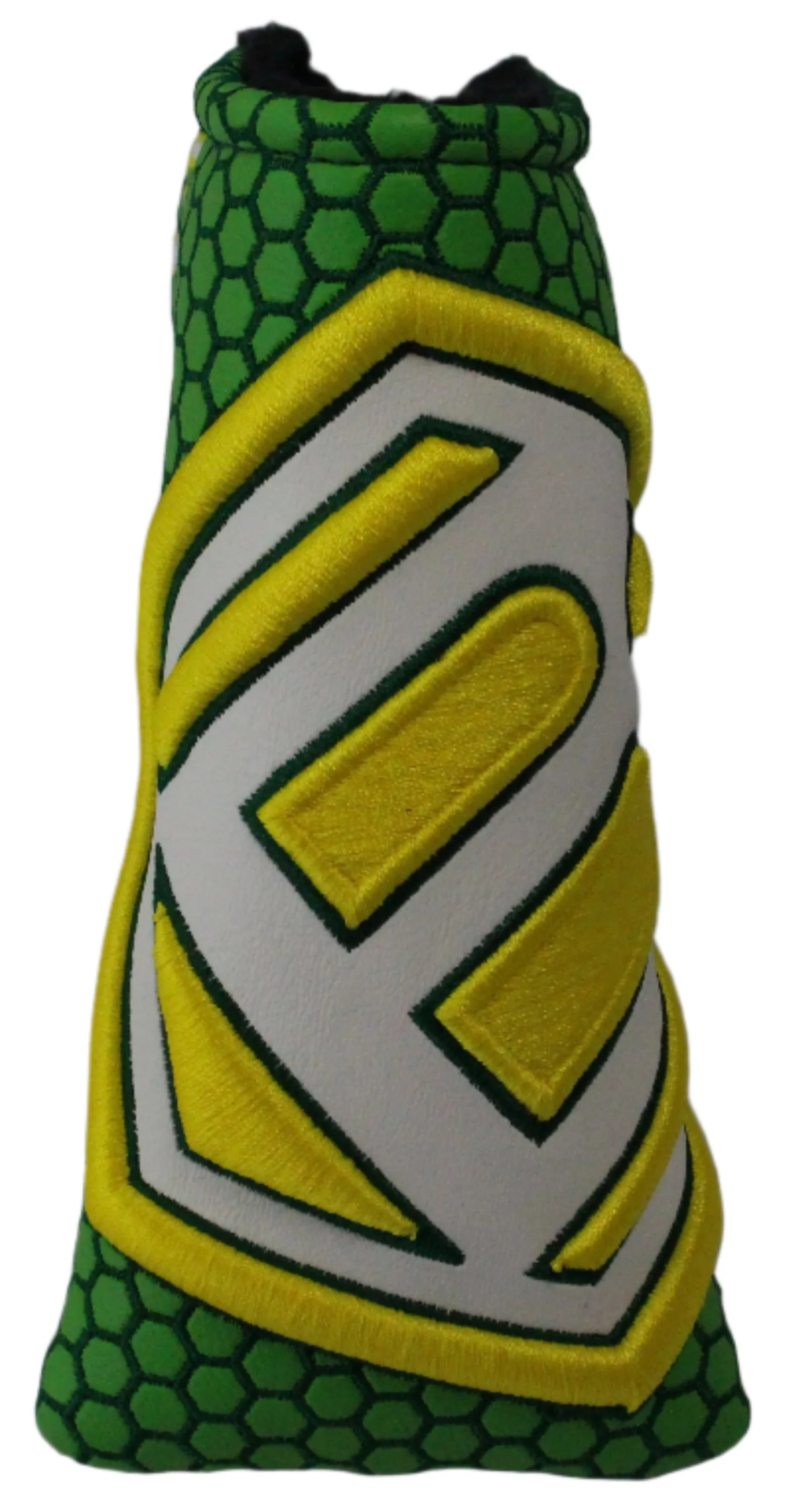 Bettinardi - 2022 Jumbo Hex B Specialty Run Blade Putter Headcover Green/Yellow/White - Image 3
