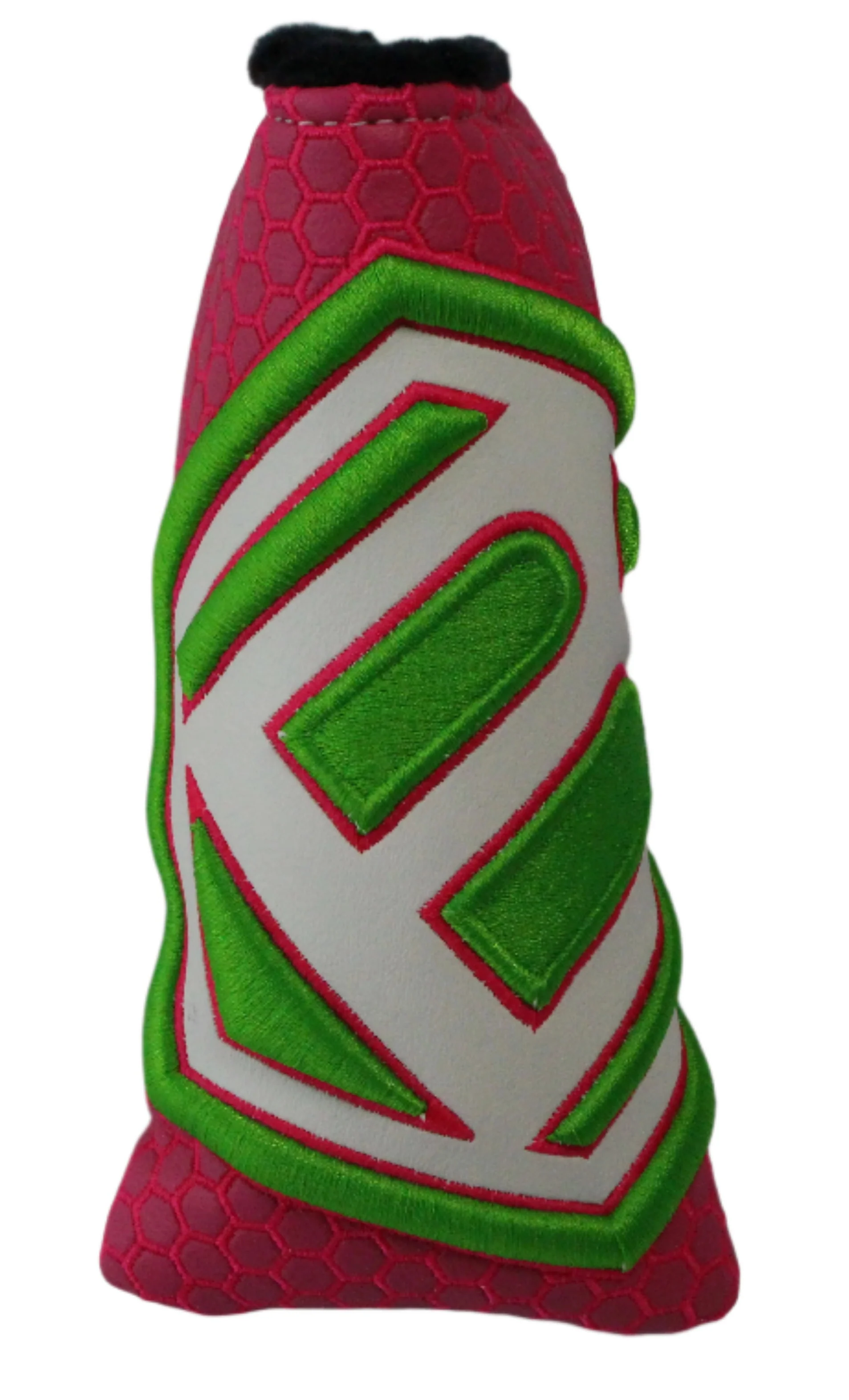 Bettinardi - 2022 Jumbo Hex B Specialty Run Blade Putter Headcover Pink/Green/White - Image 3