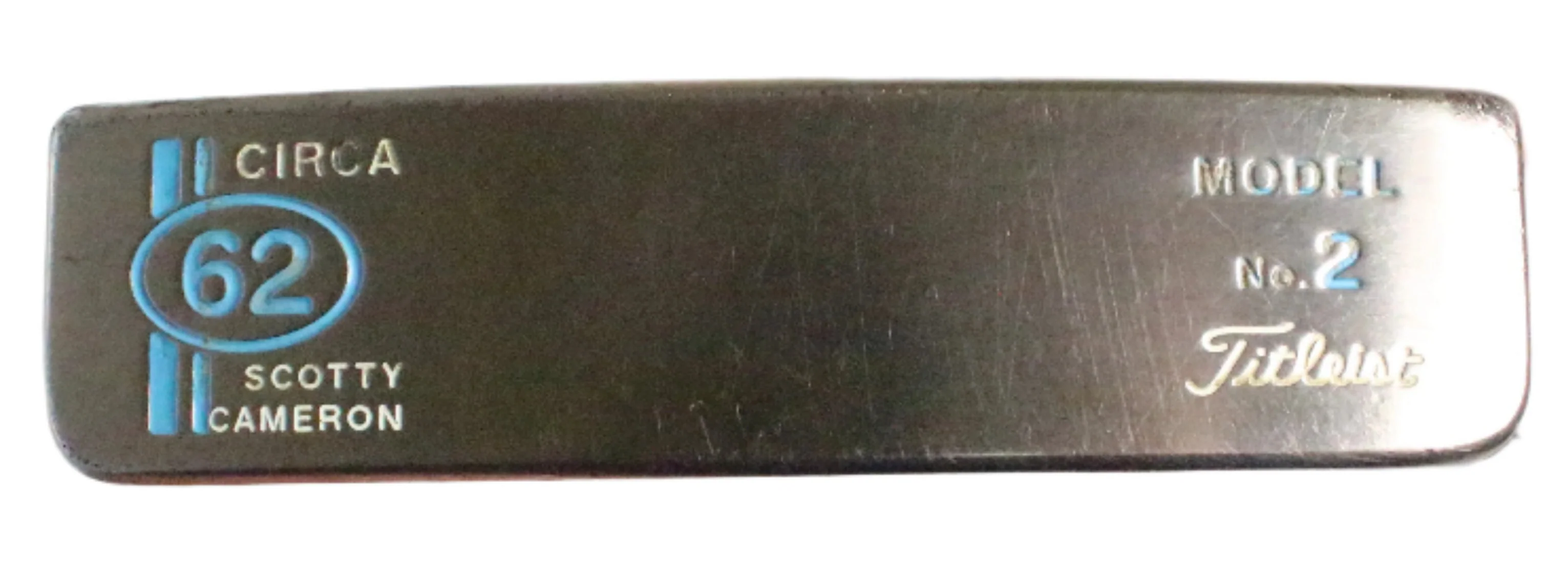 Pre-Owned Scotty Cameron Circa 62 Model No. 2 (light blue paint fill) Blade Putter - Image 2