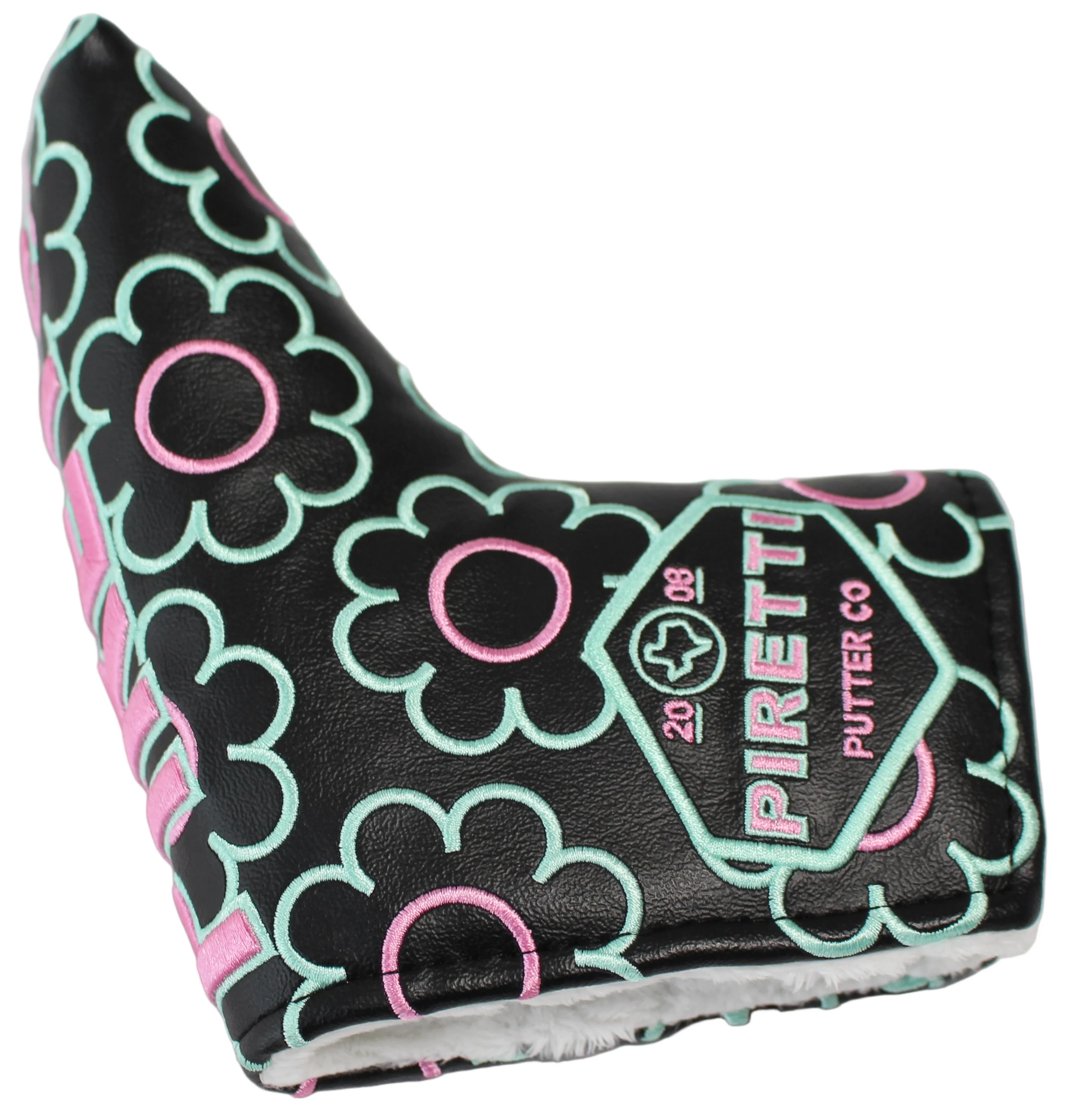 Piretti Limited Edition Psychadelic Black Blade Putter Headcover - Image 5
