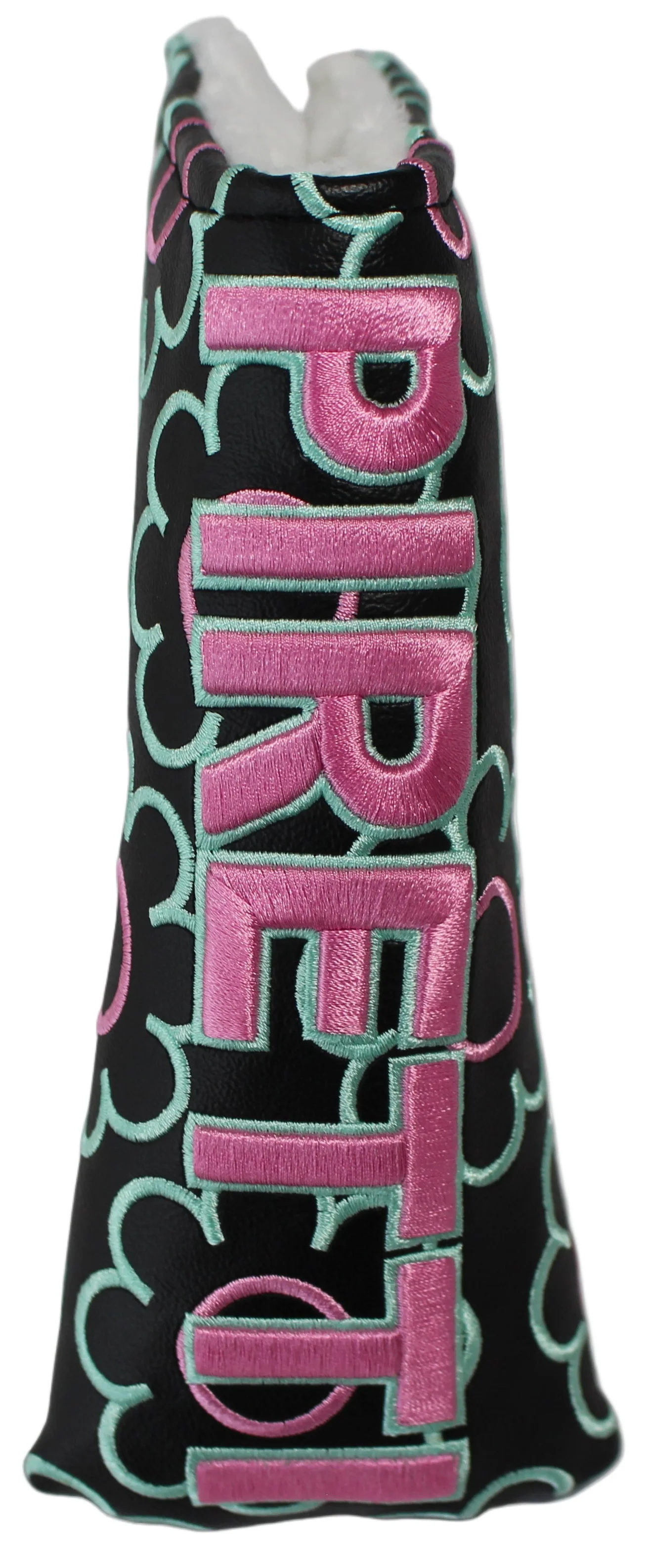 Piretti Limited Edition Psychadelic Black Blade Putter Headcover - Image 6