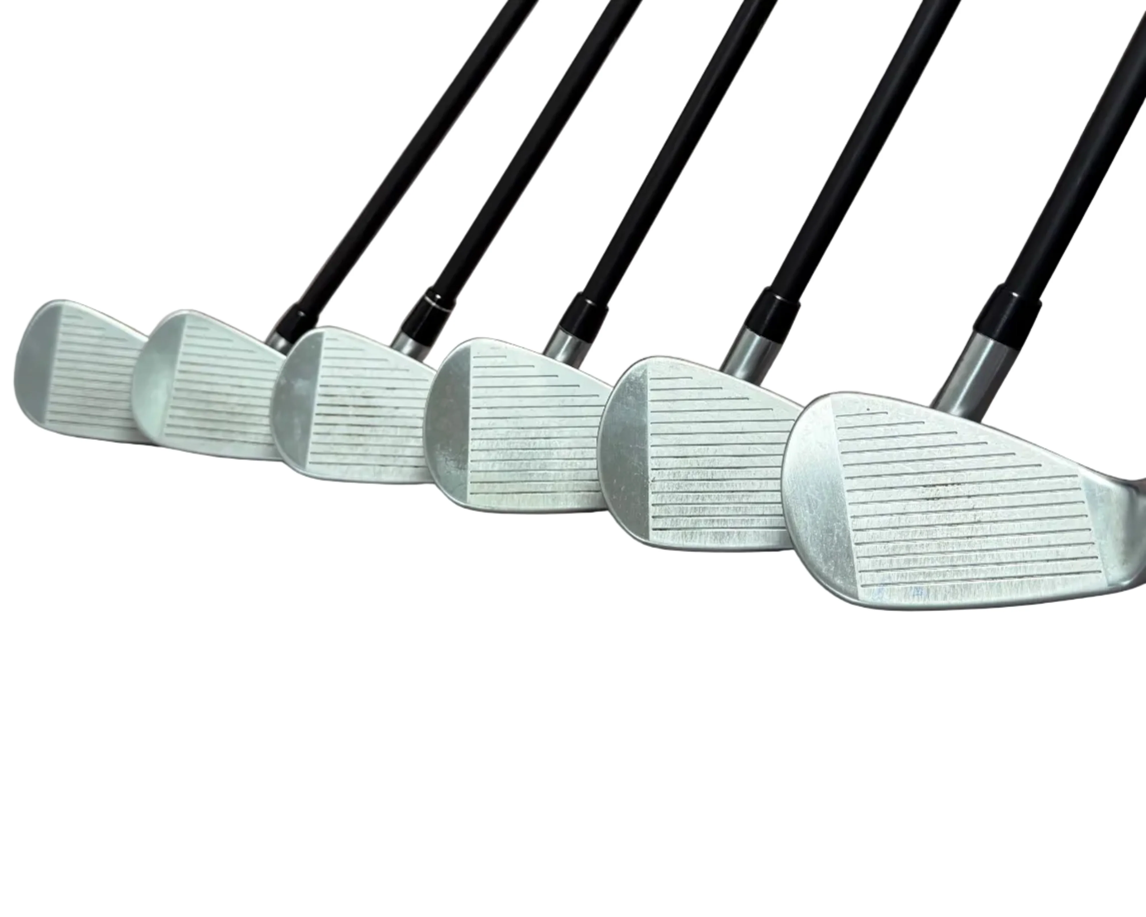 Pre-Owned Callaway Apex Ti Fusion Plated: 6-PW, AW Iron set W/ MMT 70 R (Regular) Graphite Shafts (Mint) - Image 2