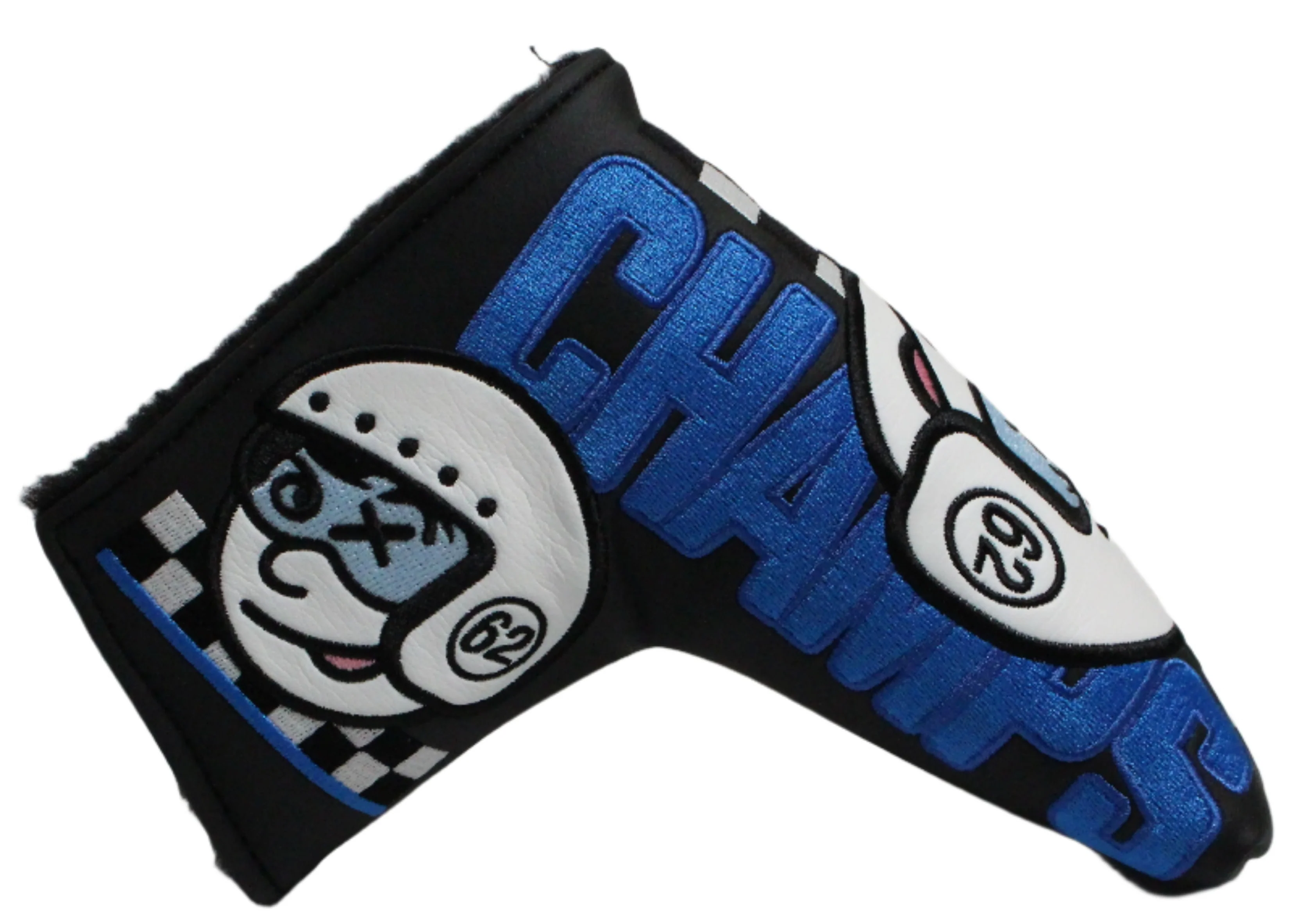 Scotty Cameron - Champs Choice Johnny Racer Black/Blue Blade Putter Headcover - Image 2