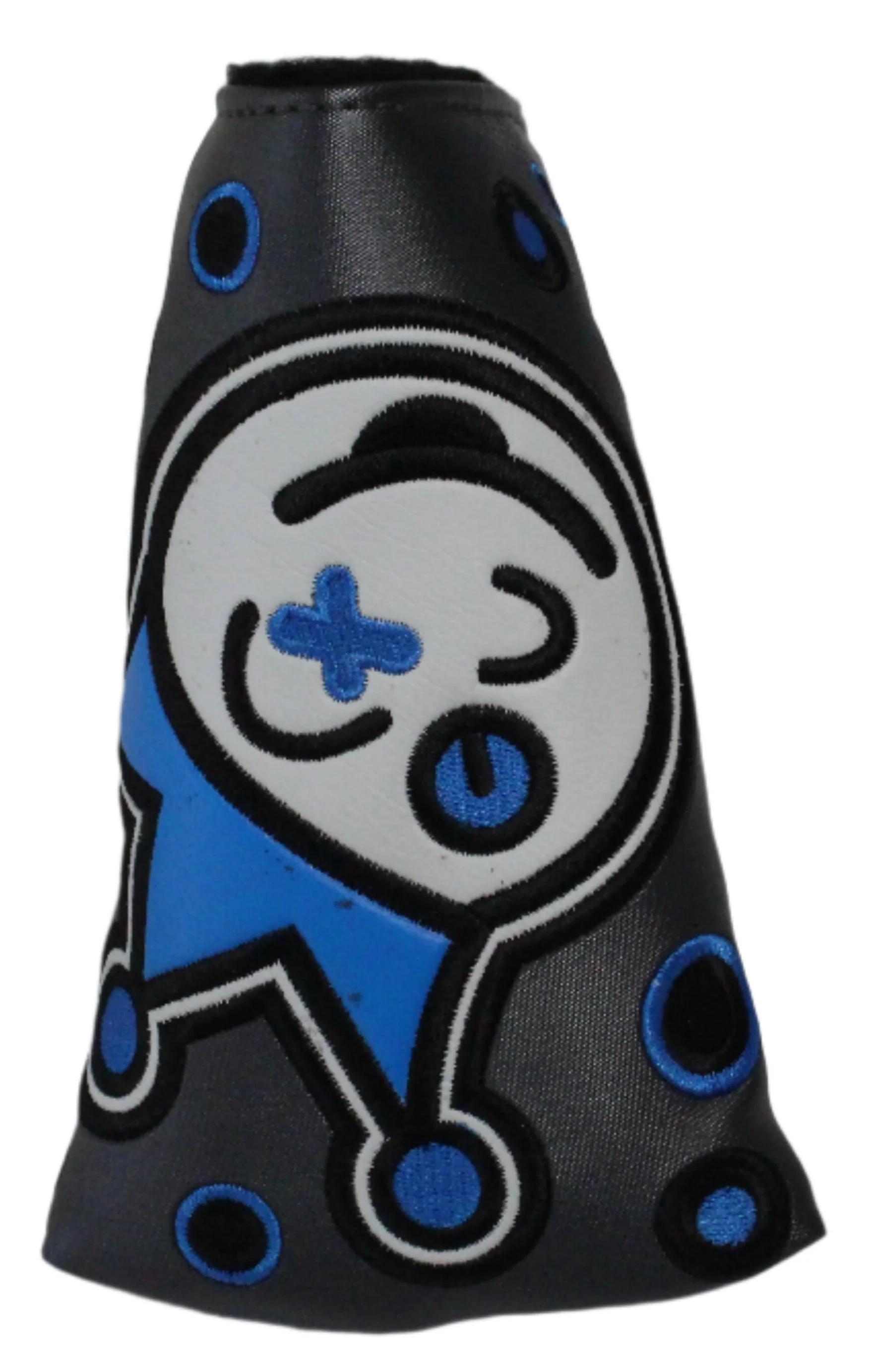Scotty Cameron - 2019 Custom Shop Jackpot Johnny Charcoal & Blue Mid-Mallet Putter Headcover - Image 5