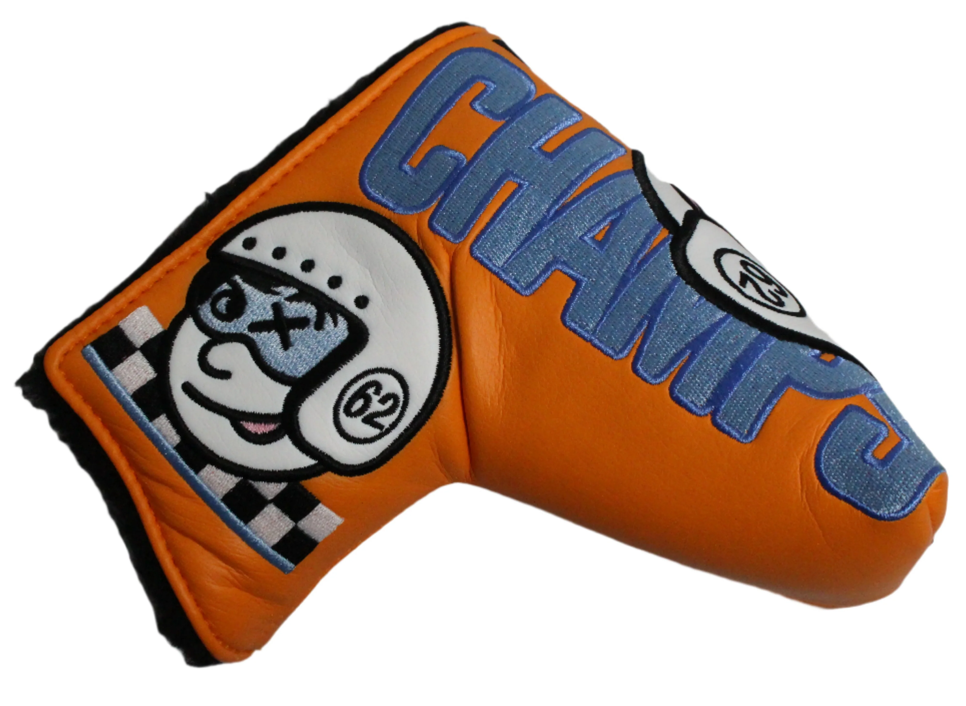 Scotty Cameron - Champs Choice Johnny Racer Custom Shop Orange/Blue Mid-Mallet Putter Headcover - Image 2