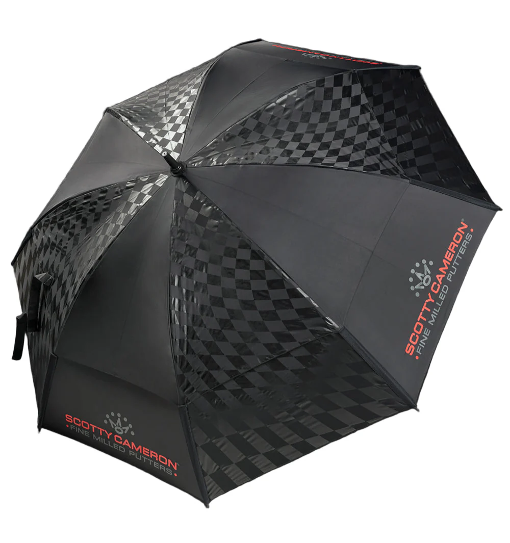Scotty Cameron Black Checkered Umbrella
