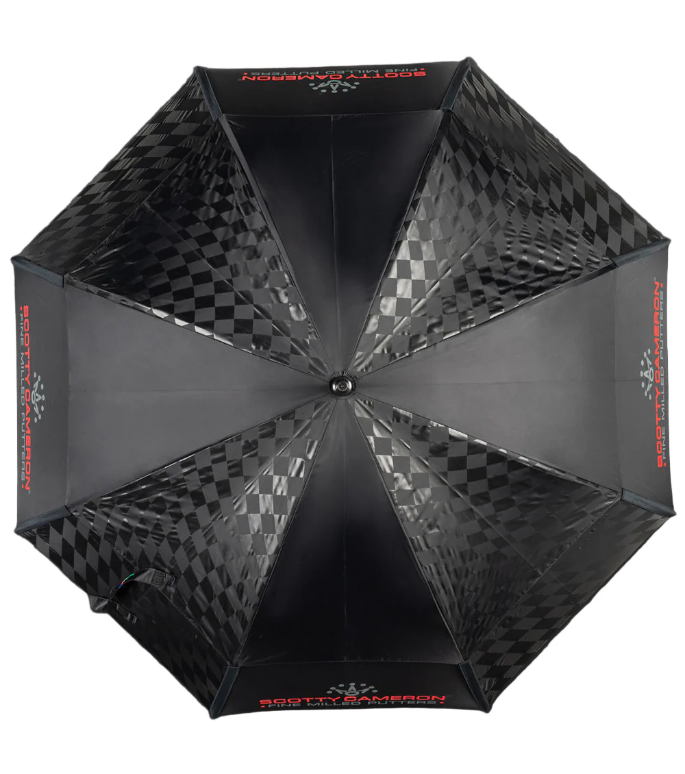 Scotty Cameron Black Checkered Umbrella - Image 2
