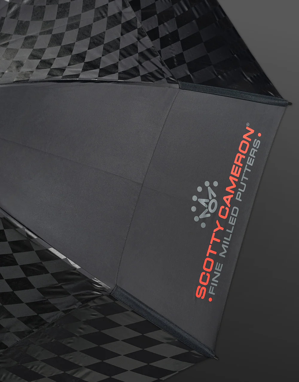 Scotty Cameron Black Checkered Umbrella - Image 3