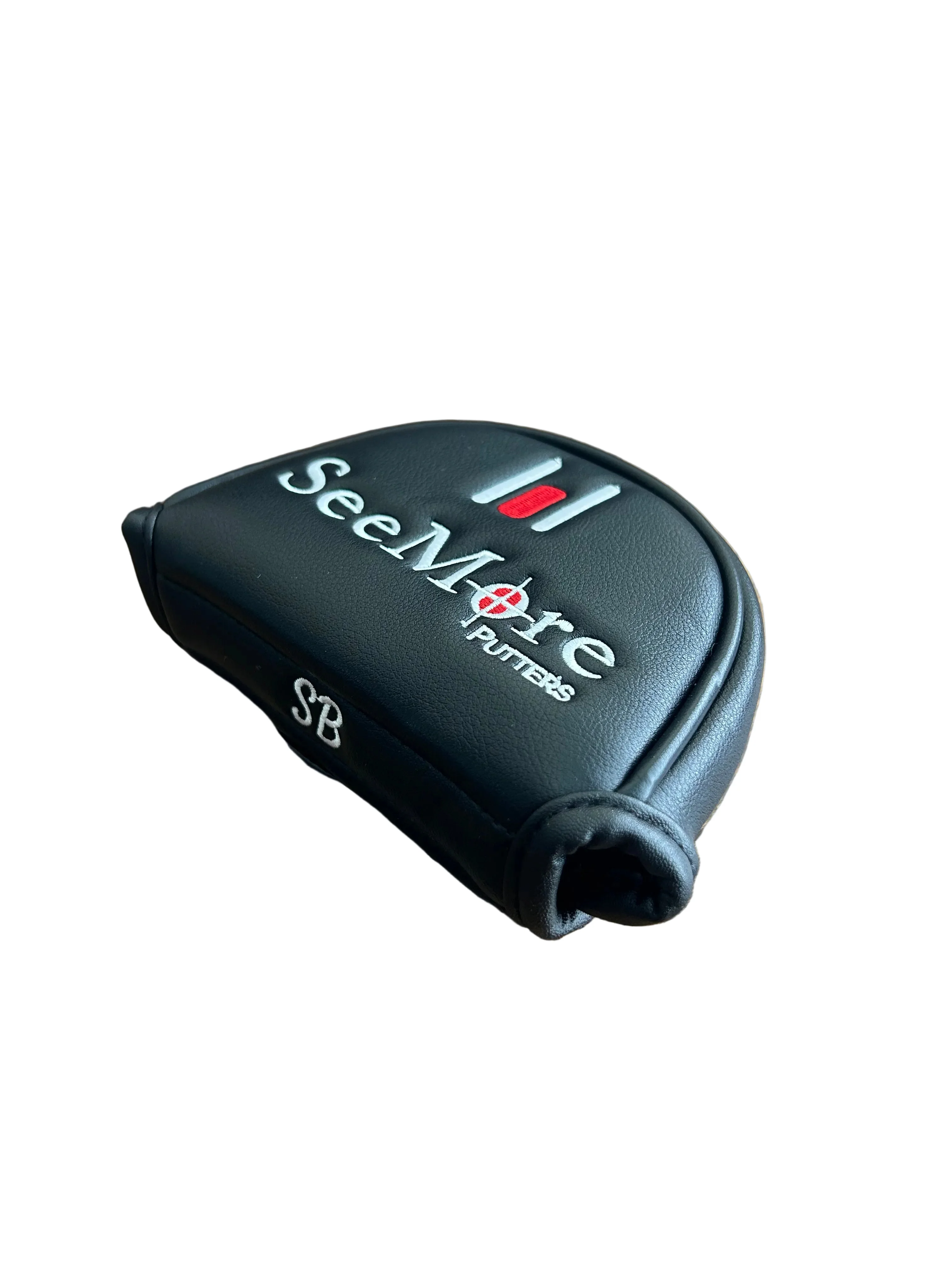 SeeMore - Black SB w/ SeeMore Logo Mallet Putter Headcover