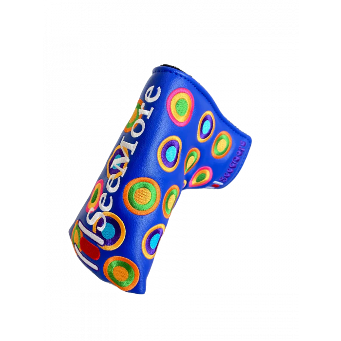 SeeMore - Blue Groovy Blade Putter Headcover