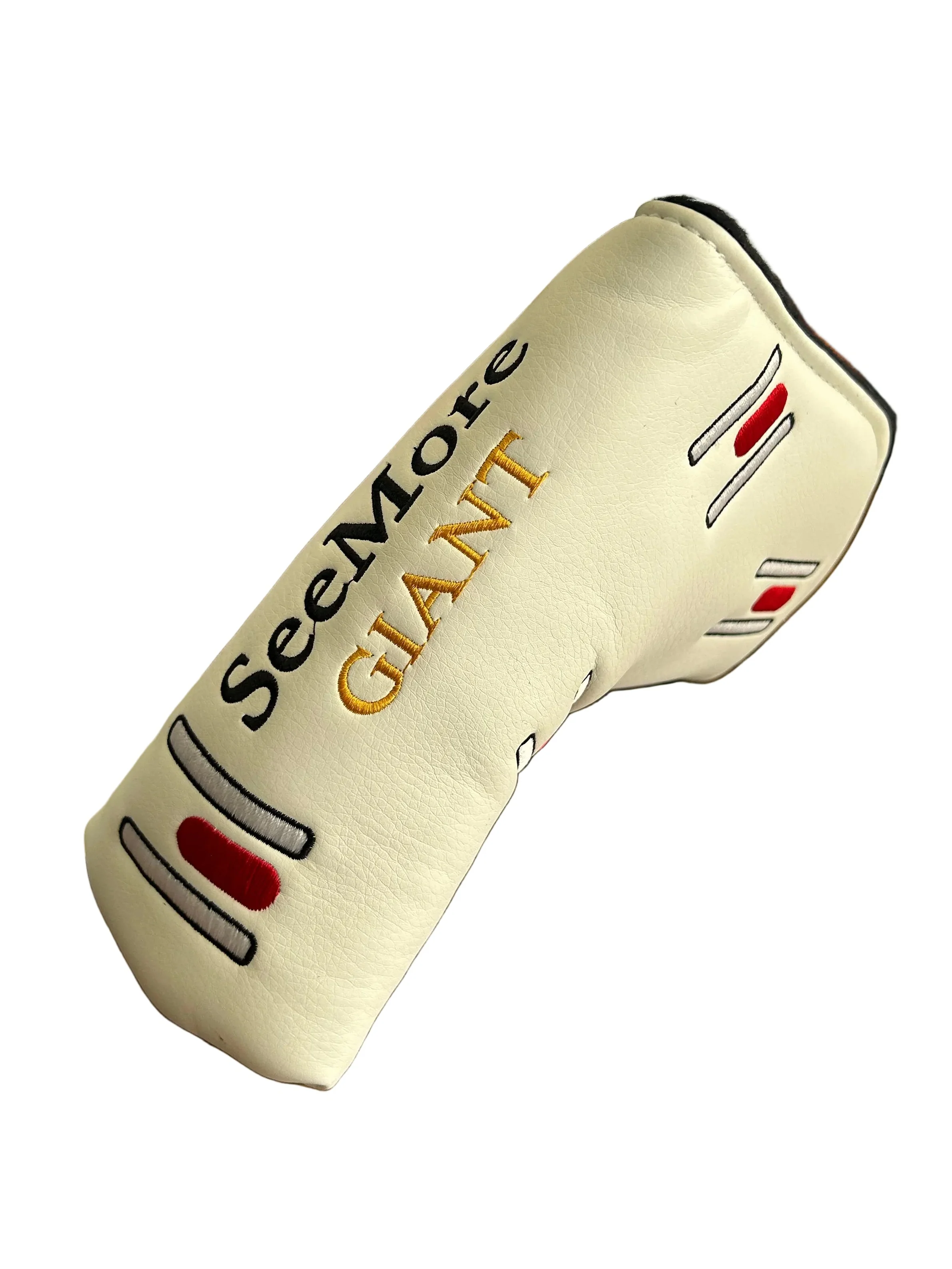 SeeMore - Giant White w/ Floating RST Ball Marker Blade Putter Headcover