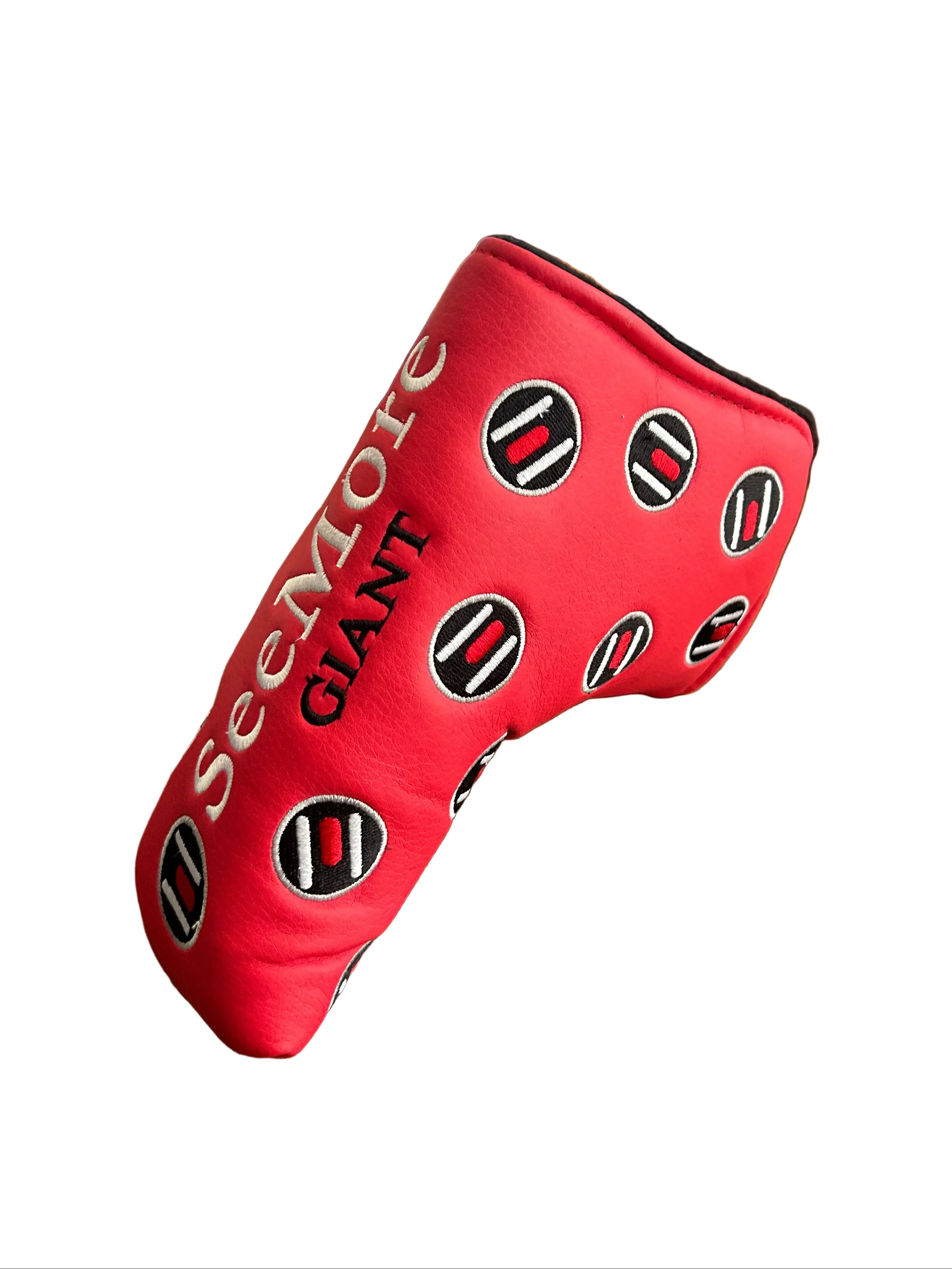 SeeMore - Giant Red w/ Floating RST Ball Marker Blade Putter Headcover