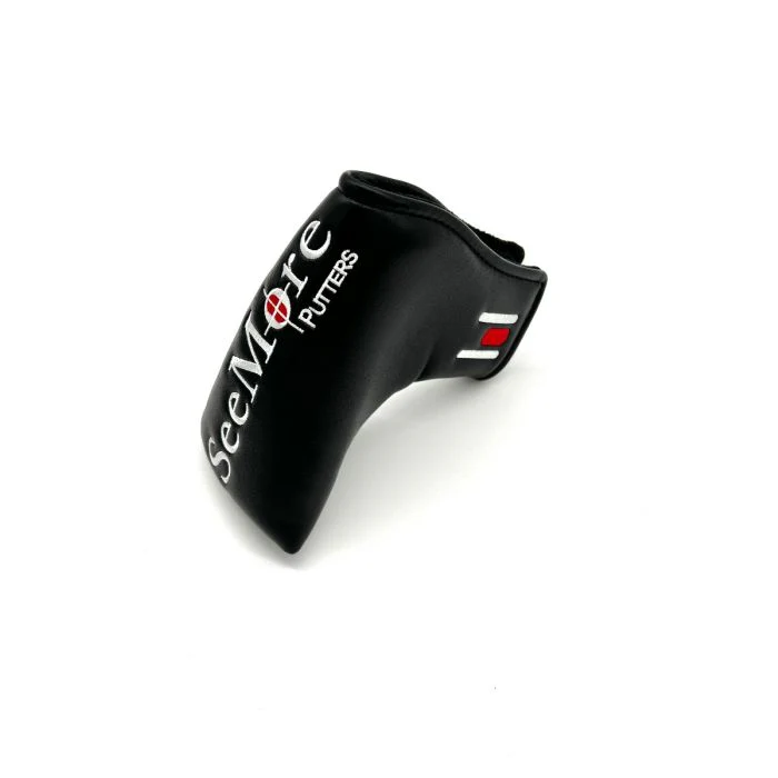 SeeMore -  Black w/ Seemore Logo Blade Putter Headcover