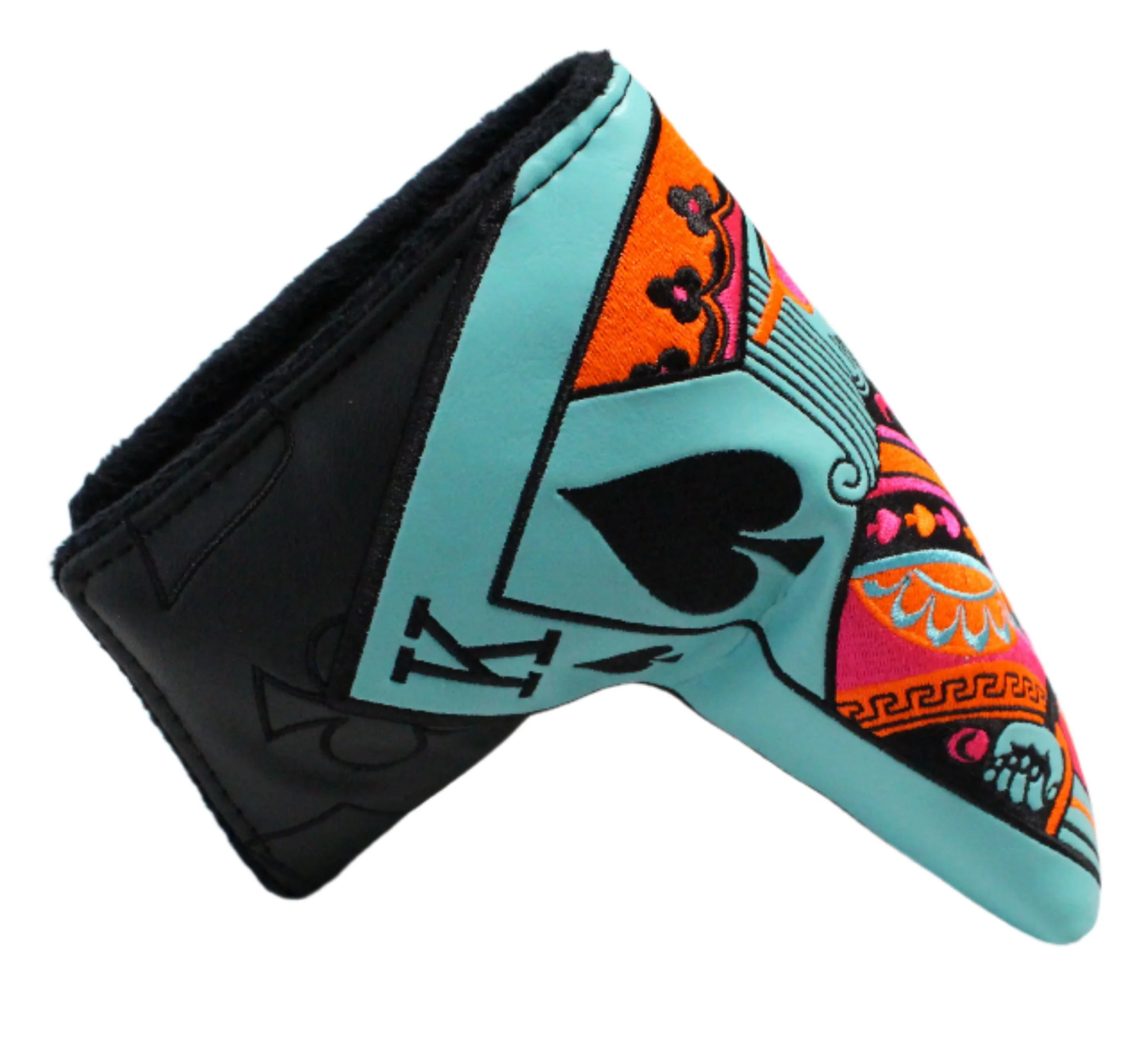 Swag Golf - Swag King Blue/Black/Orange Blade Putter Headcover *opened, no bag* - Image 2