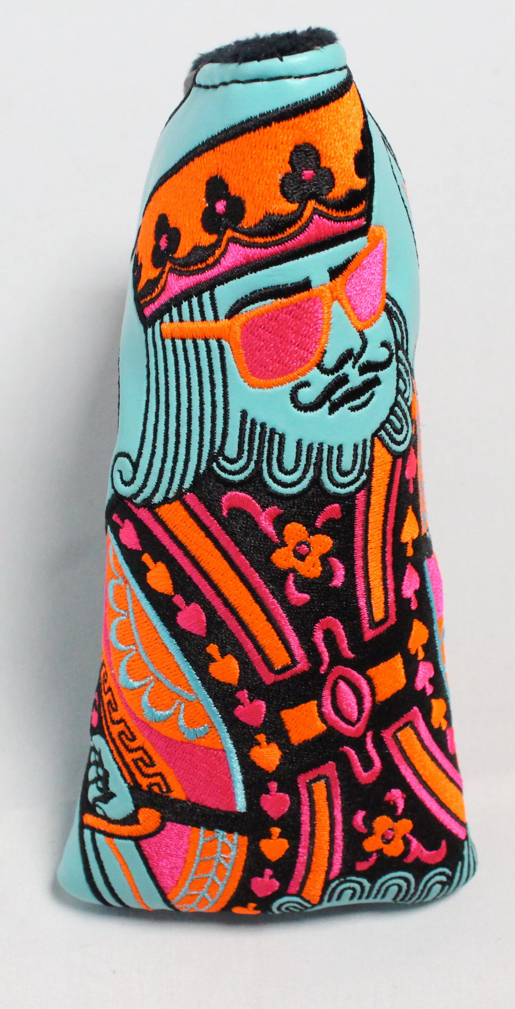 Swag Golf - Swag King Blue/Black/Orange Blade Putter Headcover *opened, no bag* - Image 3