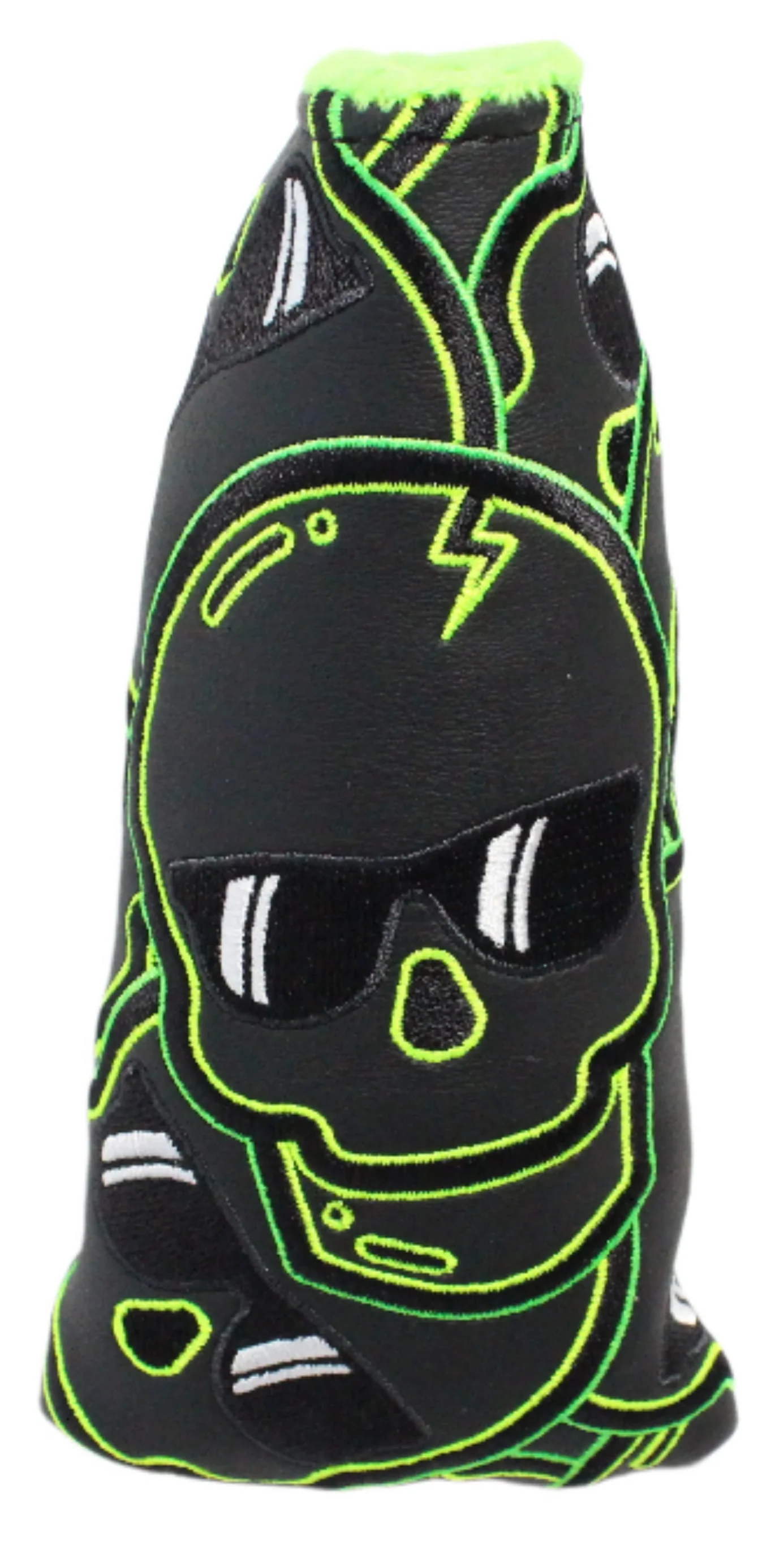 Swag Golf - Green Skulls Blade Putter Headcover *opened, no bag* - Image 3