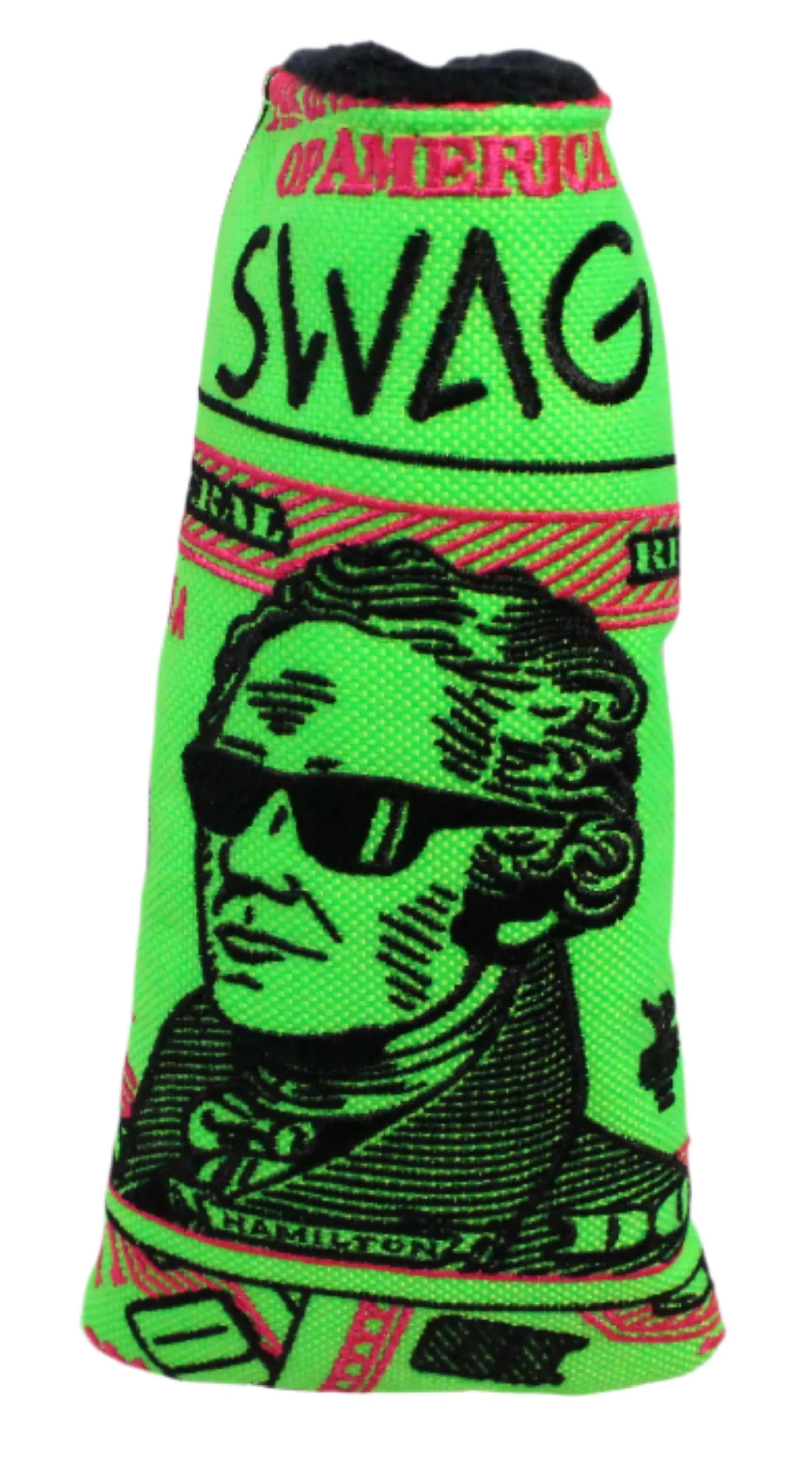 Swag Golf - Almighty Dollar 5.0 Alexander Hamilton Blade Putter Headcover *opened, no bag* - Image 3