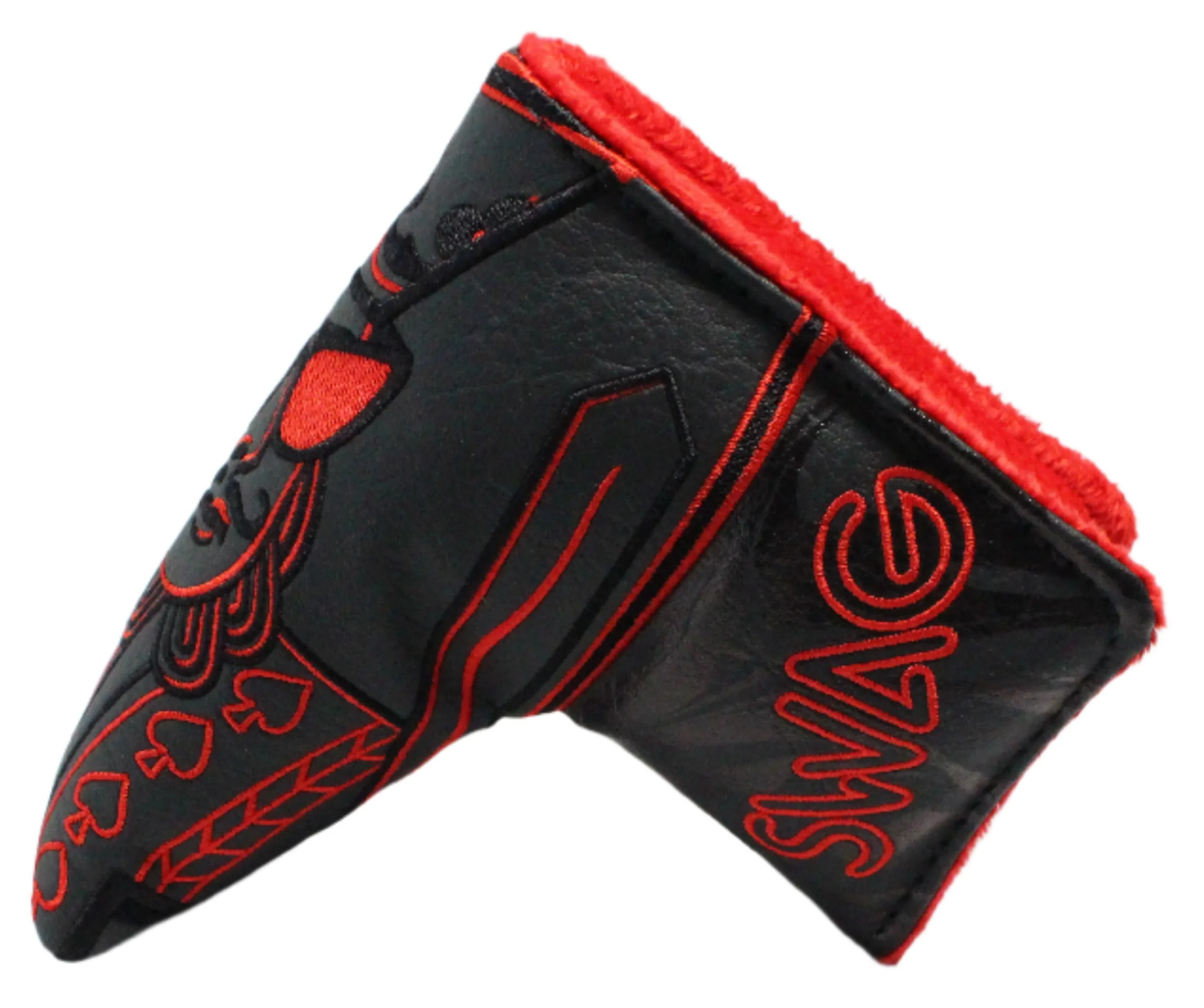 Swag Golf - Swag King Red/Black Blade Putter Headcover *opened, no bag* - Image 2