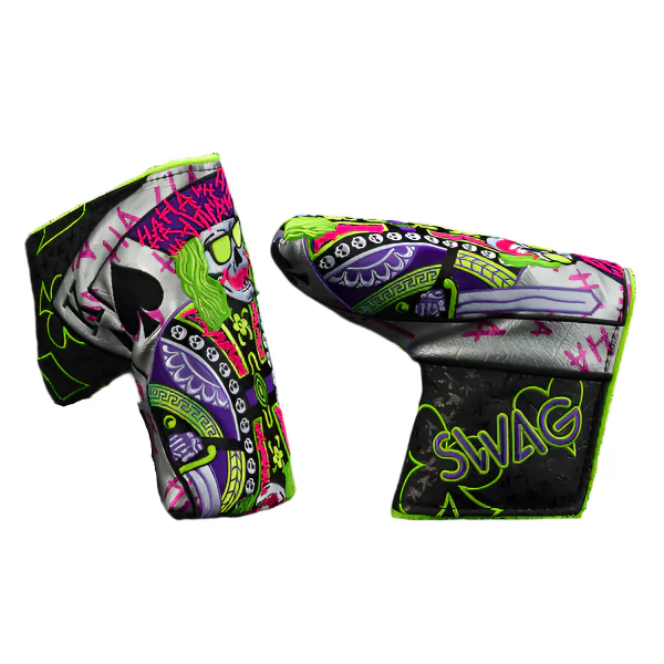 Swag Golf - Defaced Skeleton King Blade Putter Headcover *opened, no bag*