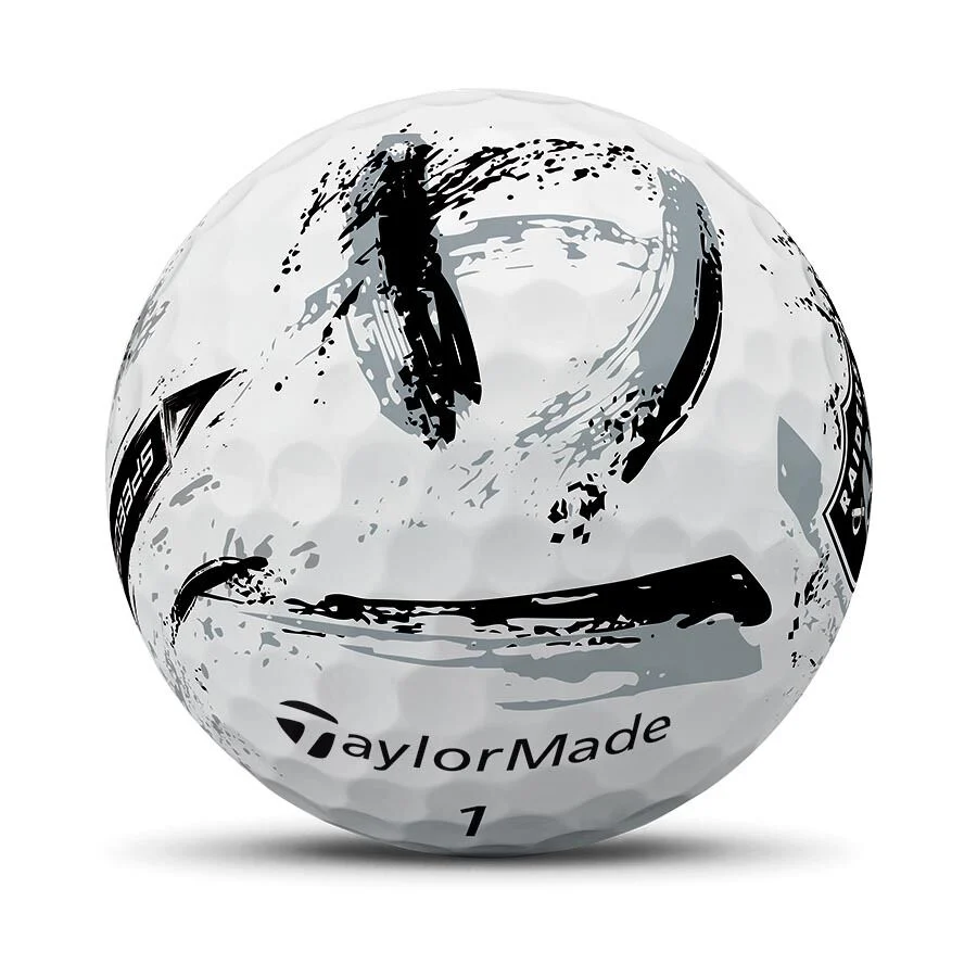 TaylorMade Speed Soft Ink NFL Las Vegas Raiders Golf Balls - Image 3