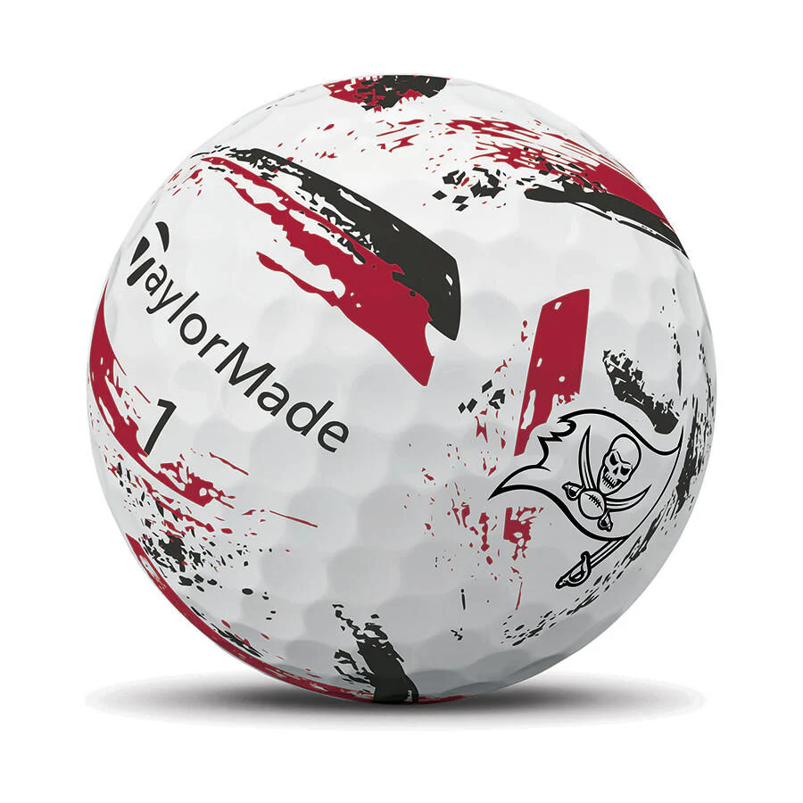 TaylorMade Speed Soft Ink NFL Tampa Bay Buccaneers Golf Balls - Image 4