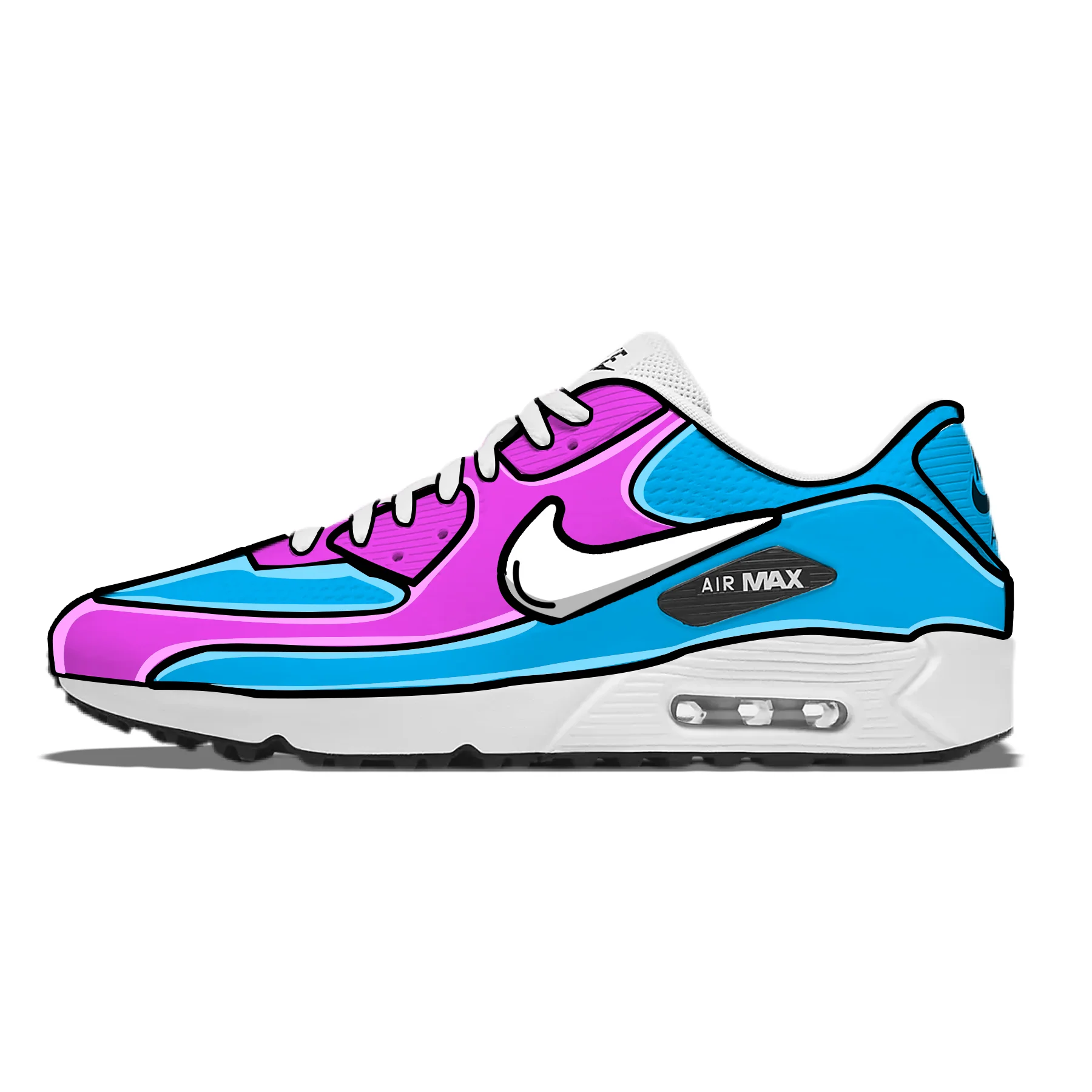 "Cotton Candy Cartoon" Nike Air Max 90 G Golf Shoes