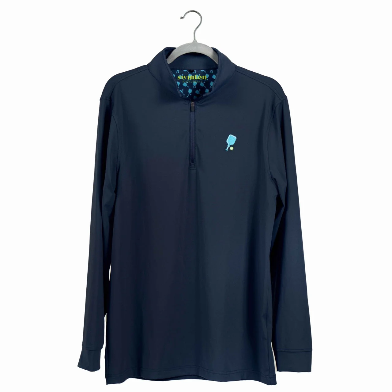 Court Performance Quarter Zip Pullover in Navy