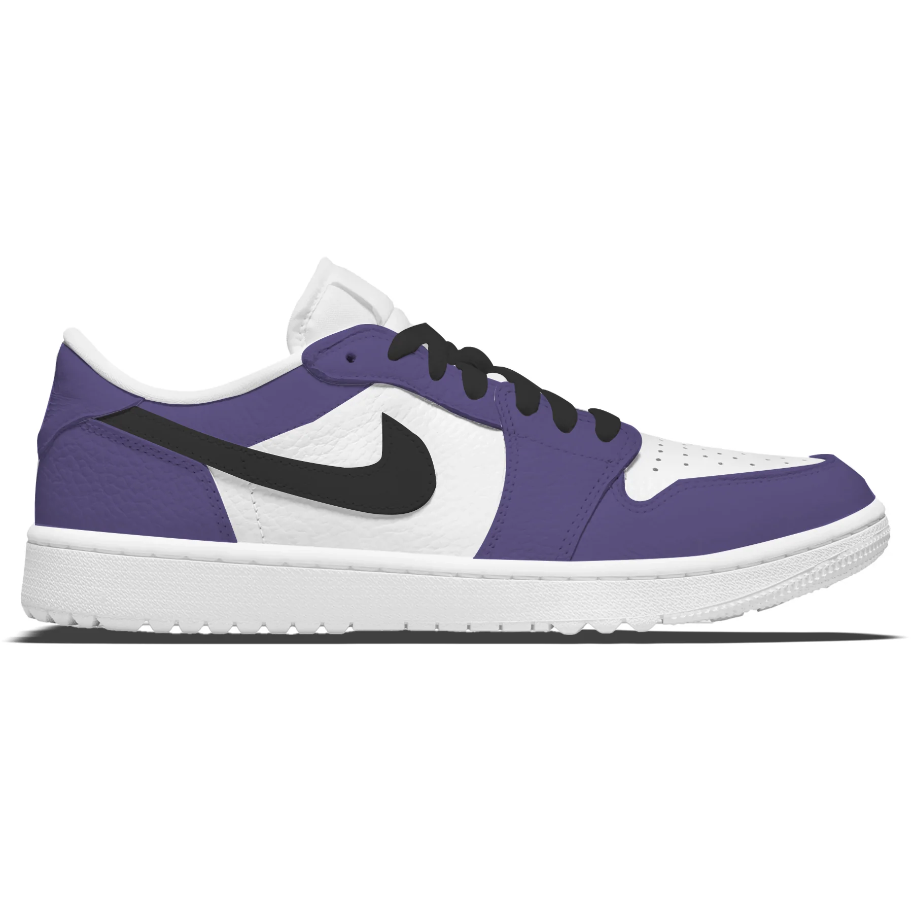"Court Purple" Jordan 1 Golf Shoes