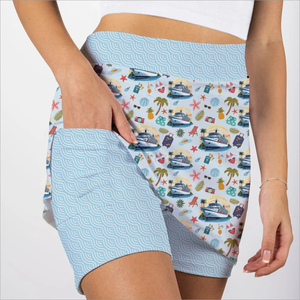 CRUISING PRINT SKORT - Image 2