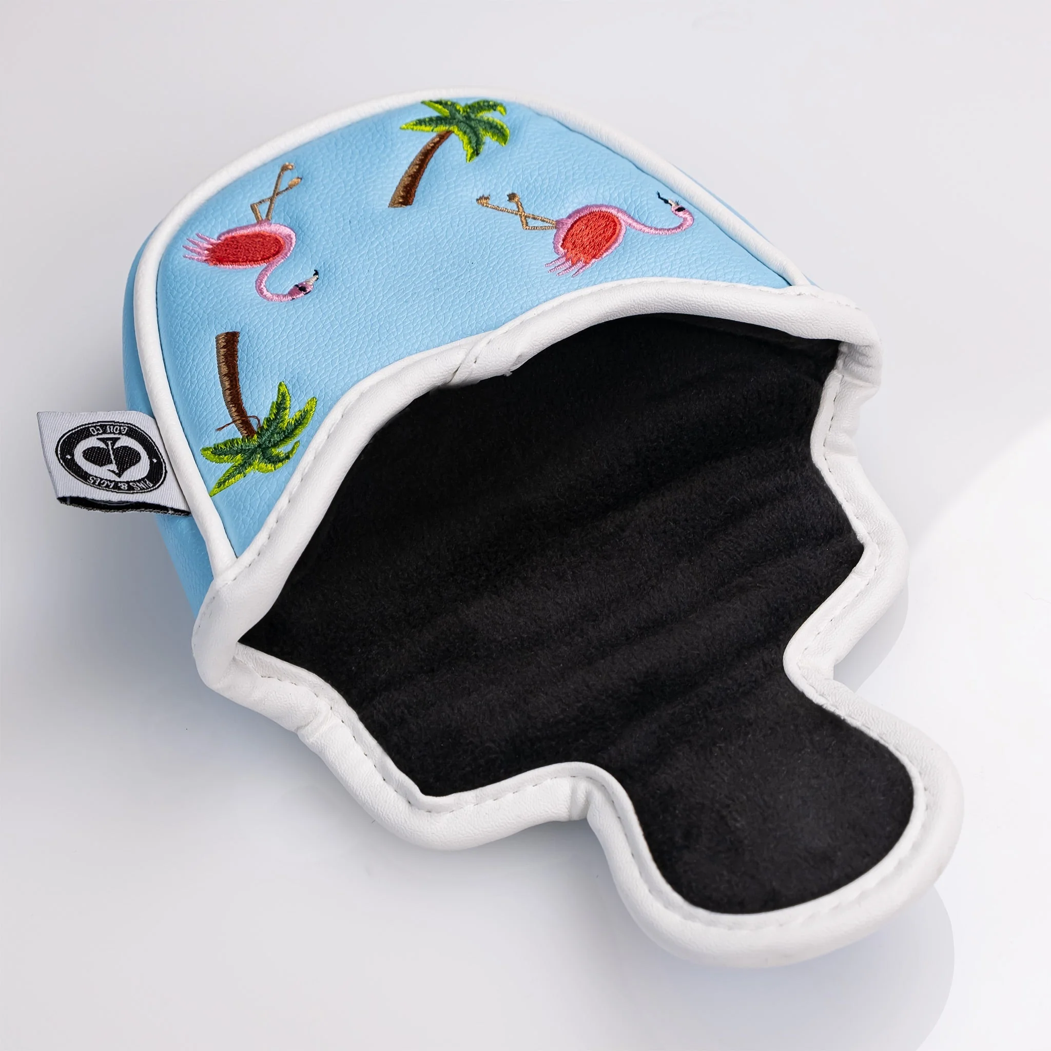 Dancing Flamingos - Mallet Putter Cover - Image 3