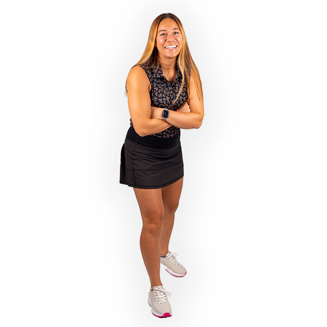 Dark Floral Women's (Sleeveless) Polos - Image 5