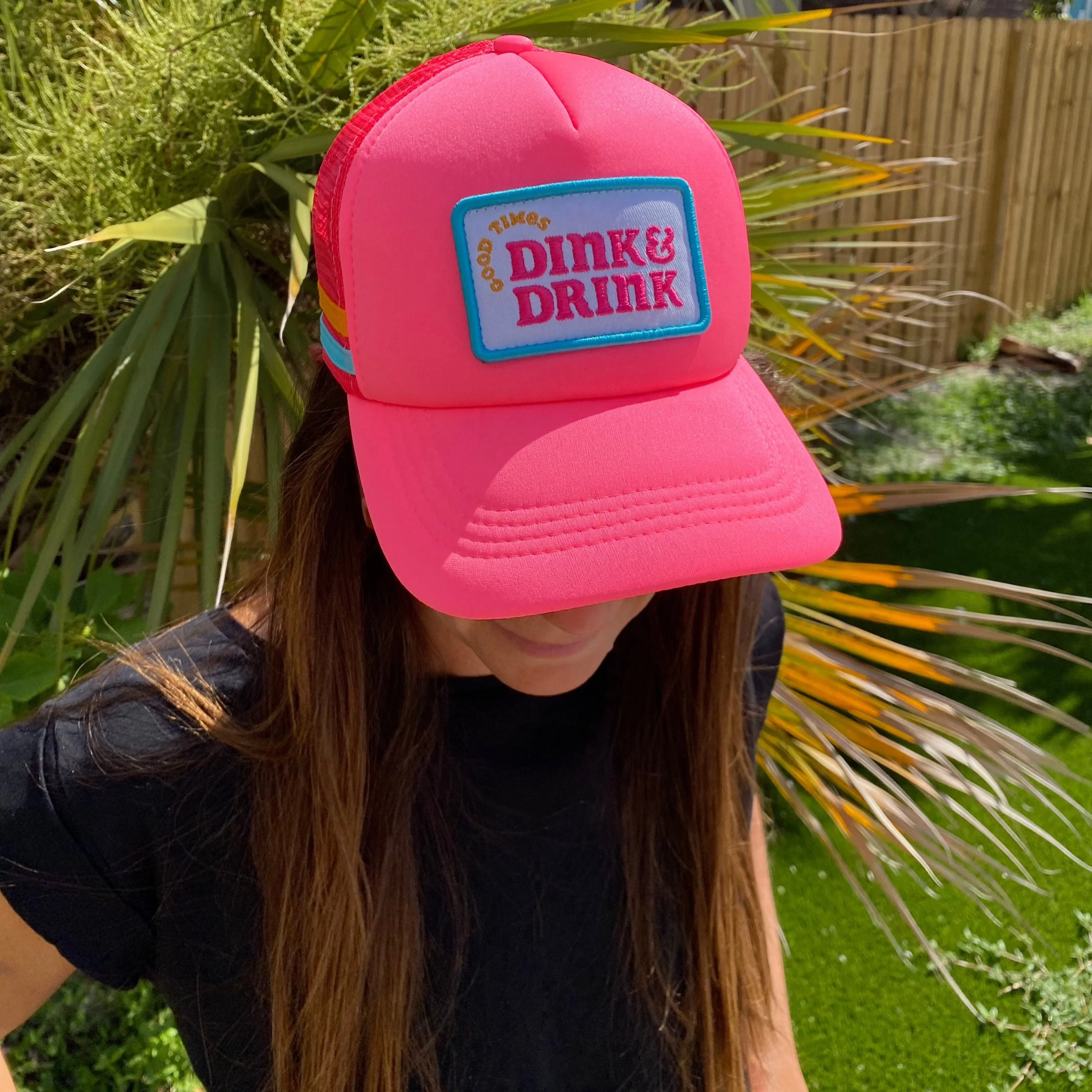Dink & Drink Pink Foam Snapback Hat - Image 3