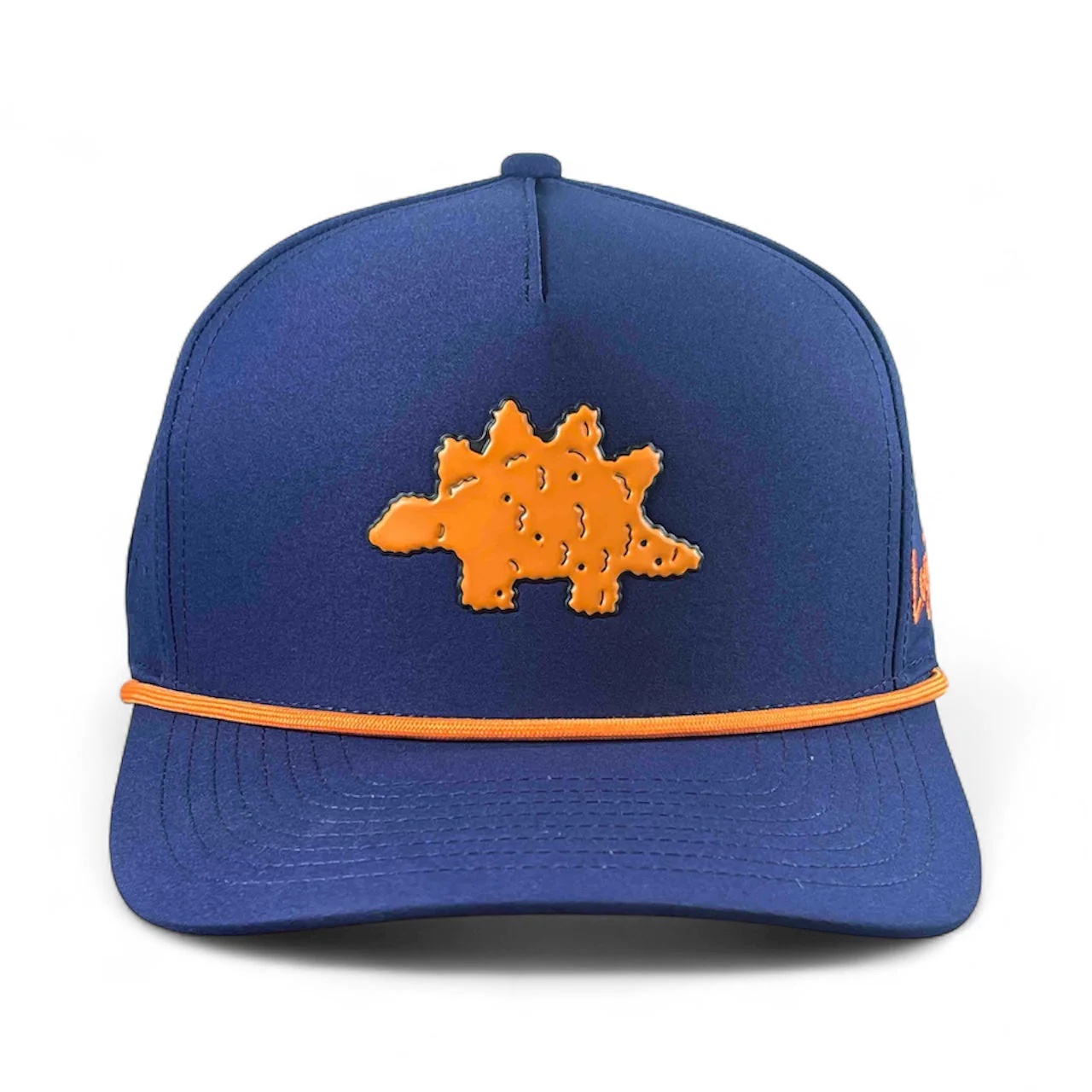 Dino Nugget Golf Hat | Snapback Cap | Built-in Magnetic Ball Marker Holder + Marker Included | Dinosaur Chicken | Adjustable - Image 2