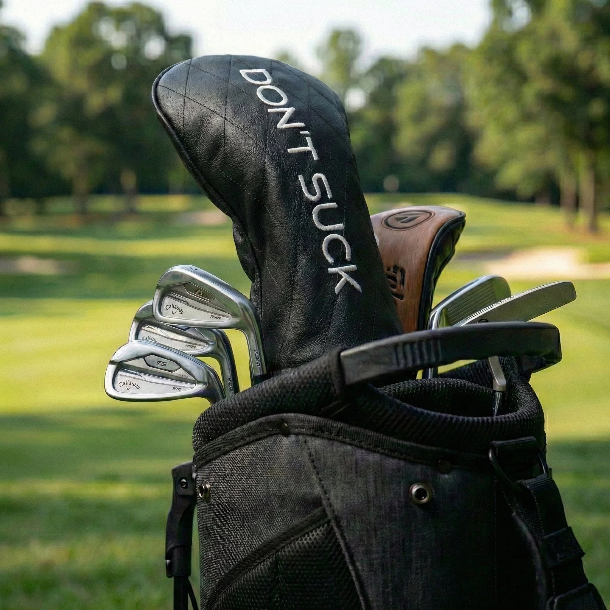 Don’t Suck™ Driver Headcover — Premium Black Diamond Quilted Fit (460cc) - Image 3
