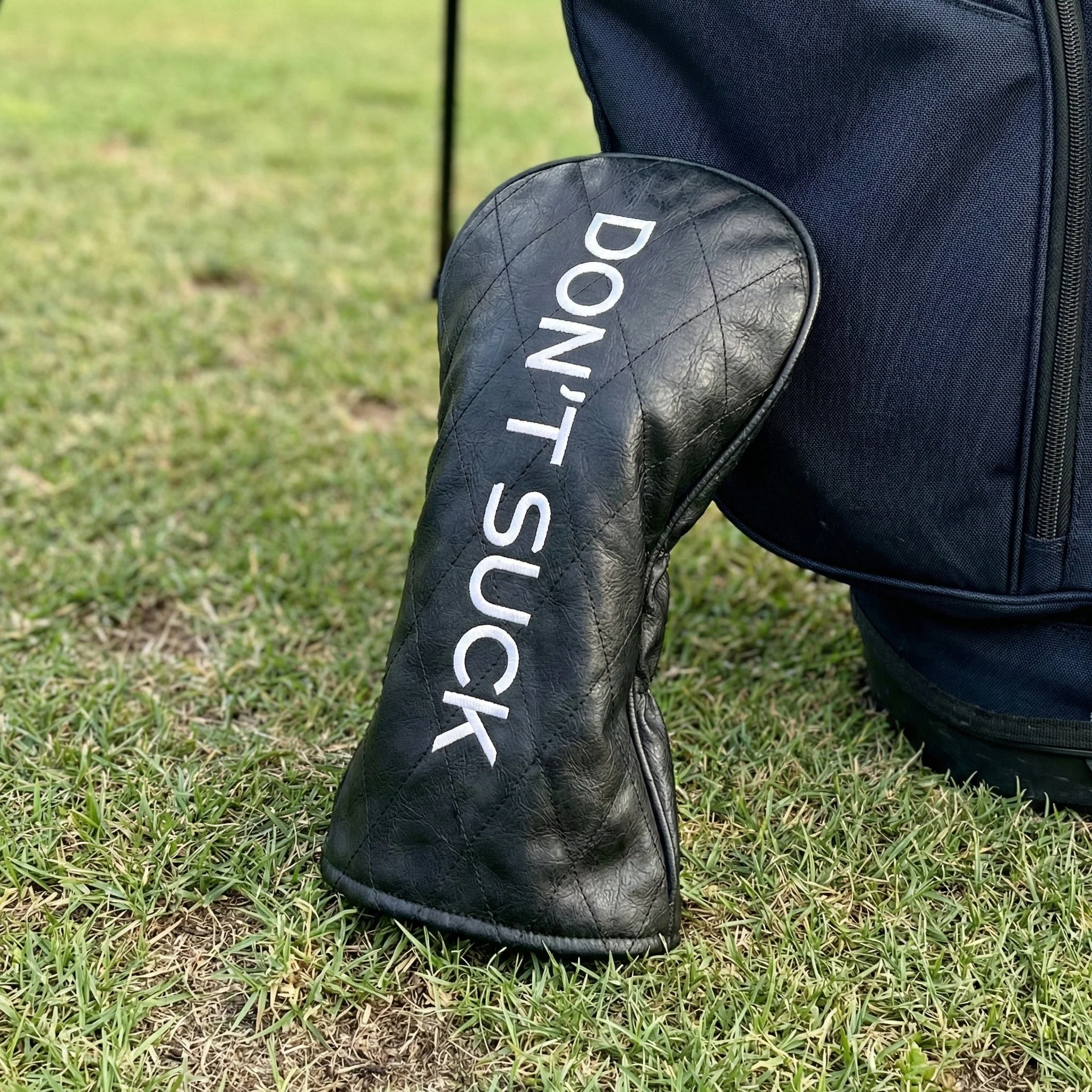 Don’t Suck™ Driver Headcover — Premium Black Diamond Quilted Fit (460cc) - Image 4