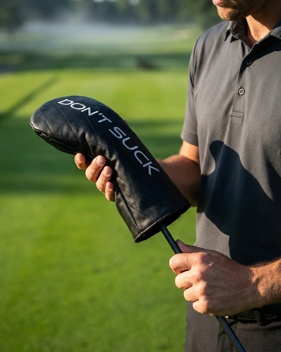Don’t Suck™ Driver Headcover — Premium Black Diamond Quilted Fit (460cc) - Image 6