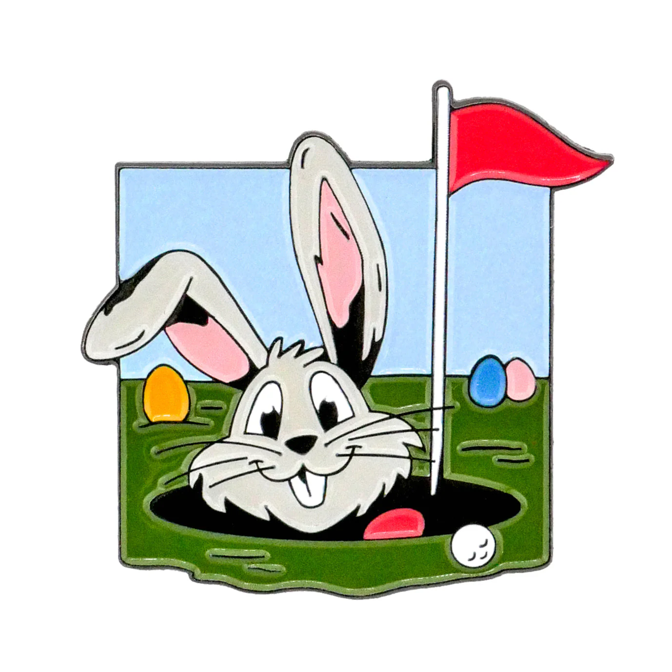 Easter Bunny Egg Hunt Ball Marker