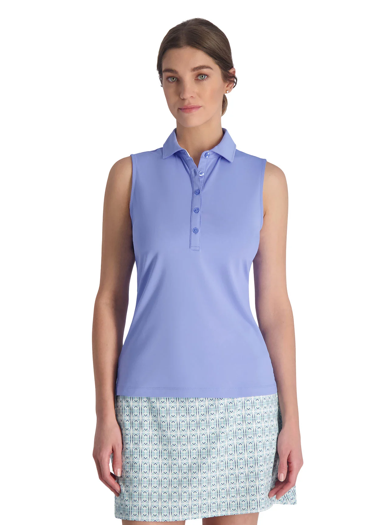 Fairway & Greene Charlotte Jersey Polo Sleeveless - Image 2