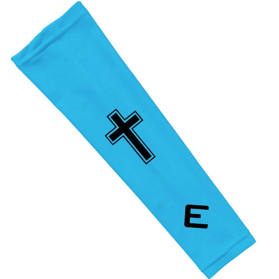 Faith Cross Light Blue Arm Sleeve - Image 2