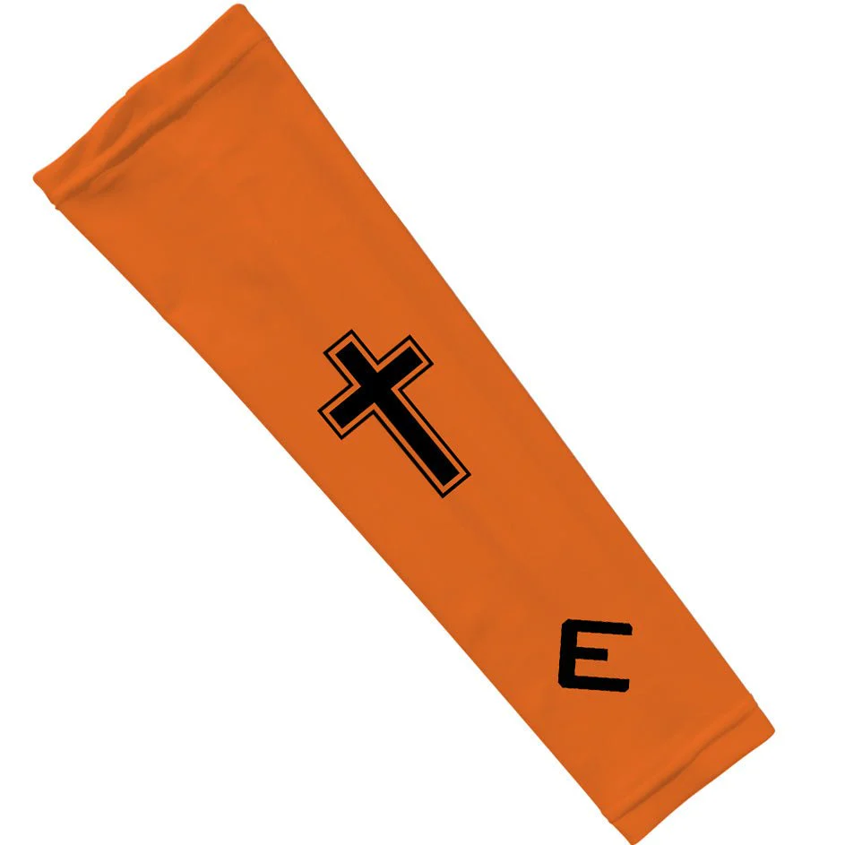 Faith Cross Orange Arm Sleeve - Image 2
