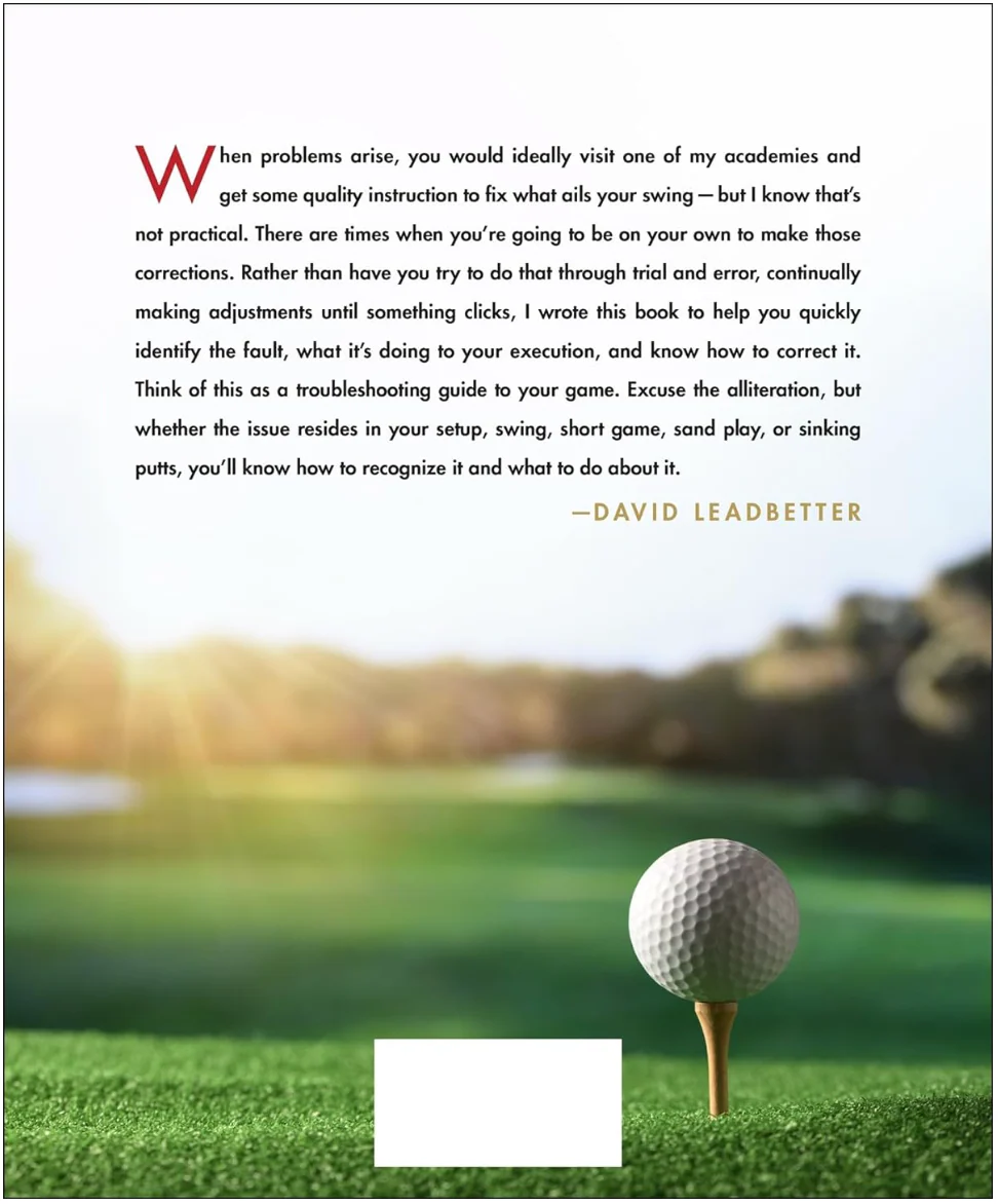 FIX IT YOURSELF - How to recognize the faults in your game and Correct them (hardback) - Image 2