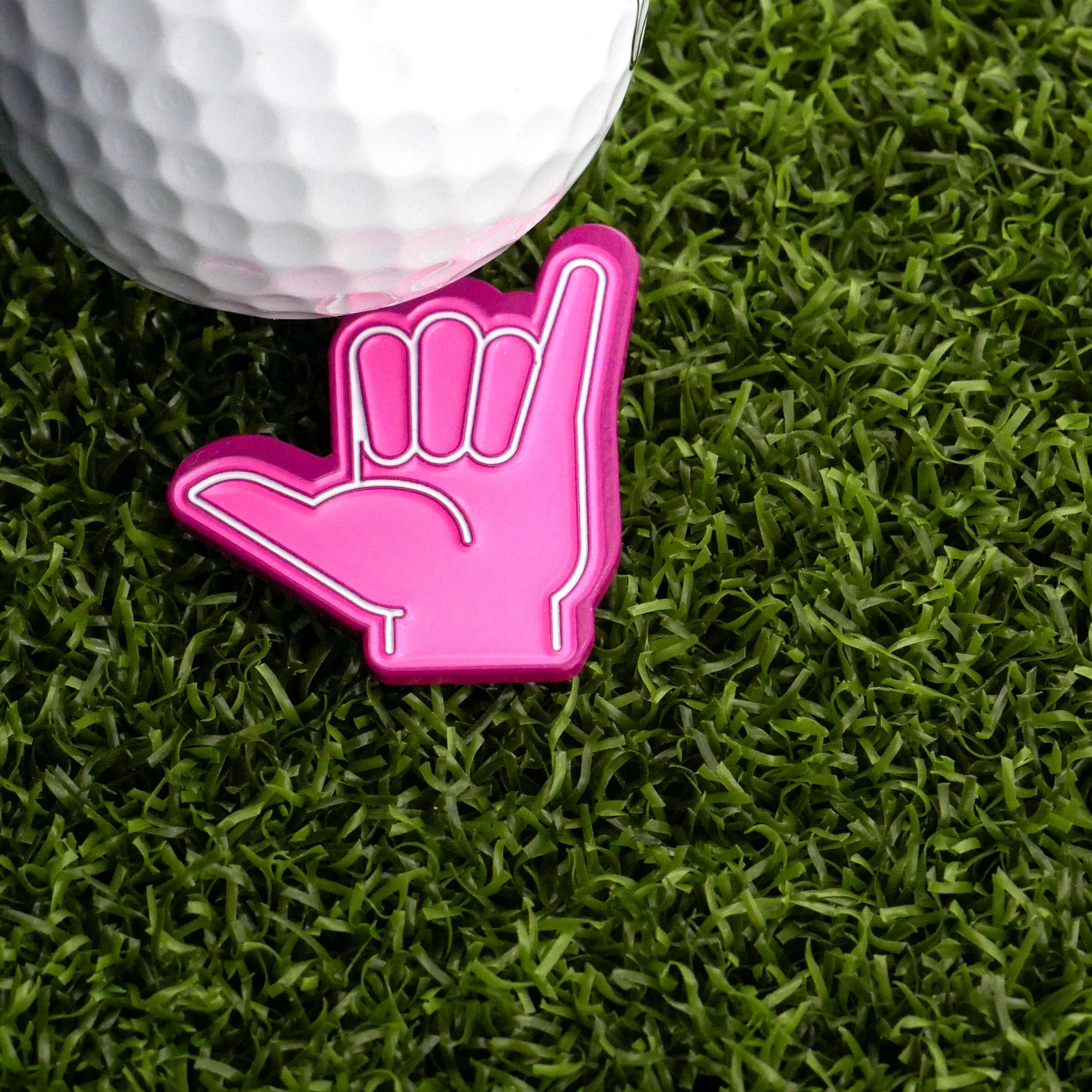 Foam Finger Shaka Ball Marker - Image 2