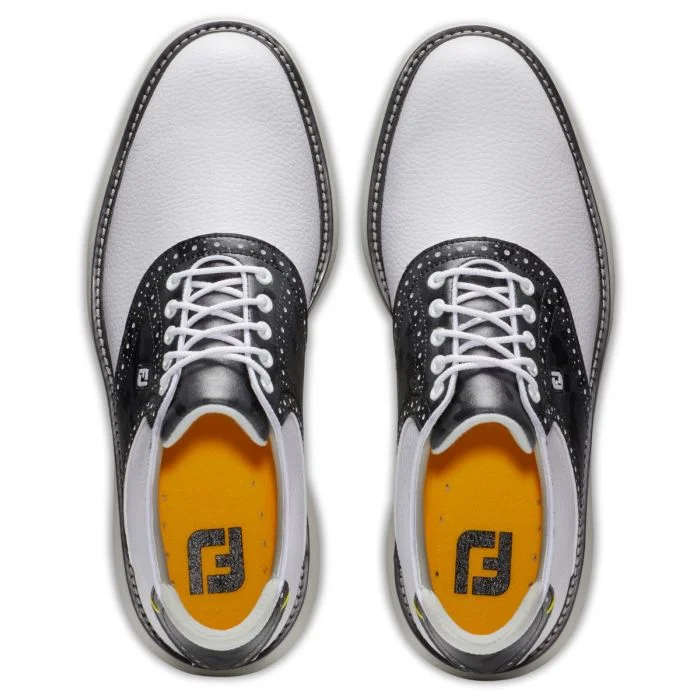 FootJoy Traditions Saddle Golf Shoes (Previous Season) - White/Camo 57928 - Image 6